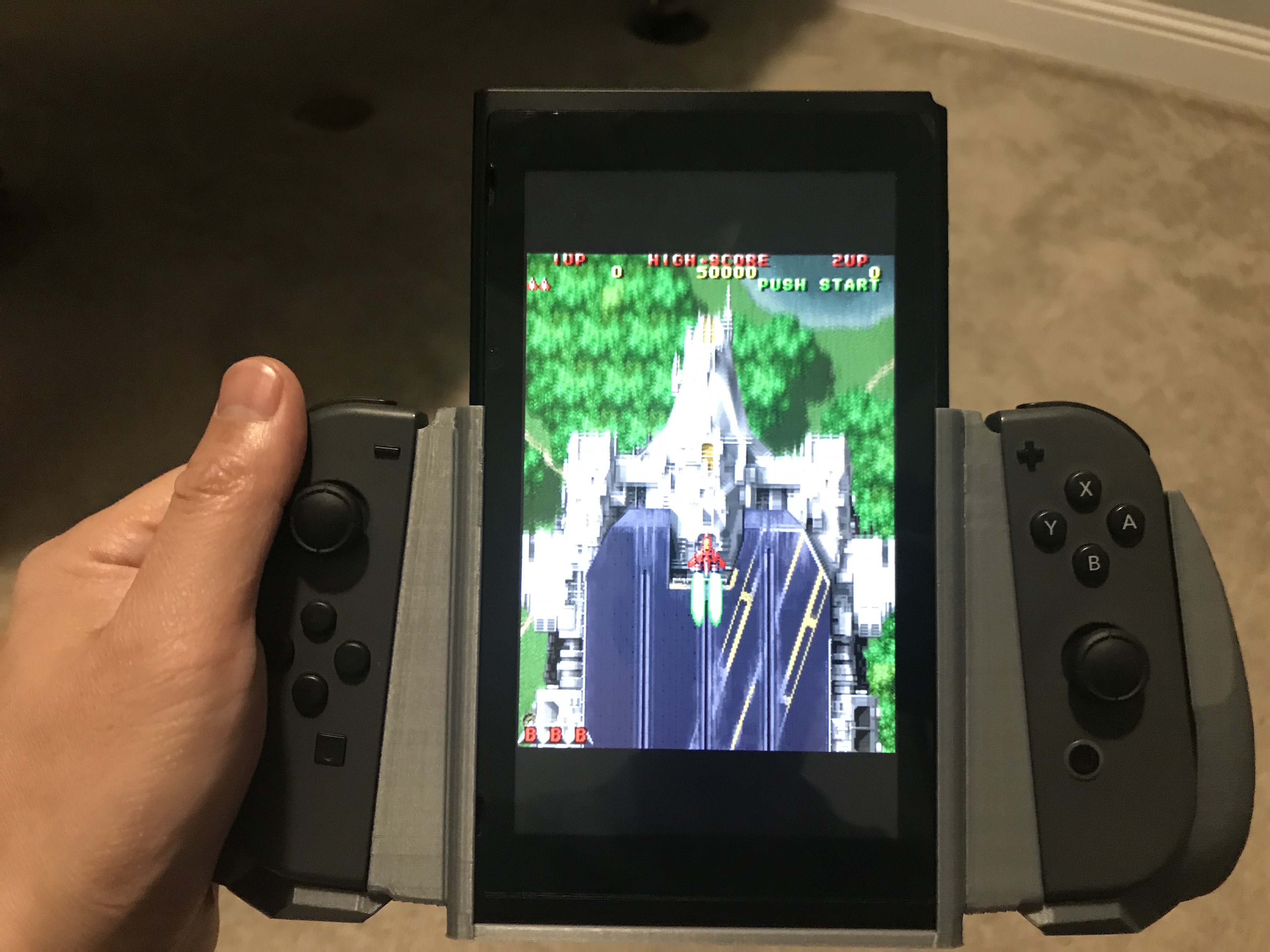 Switch Portrait / Vertical / Flip Grip with locking mechanism