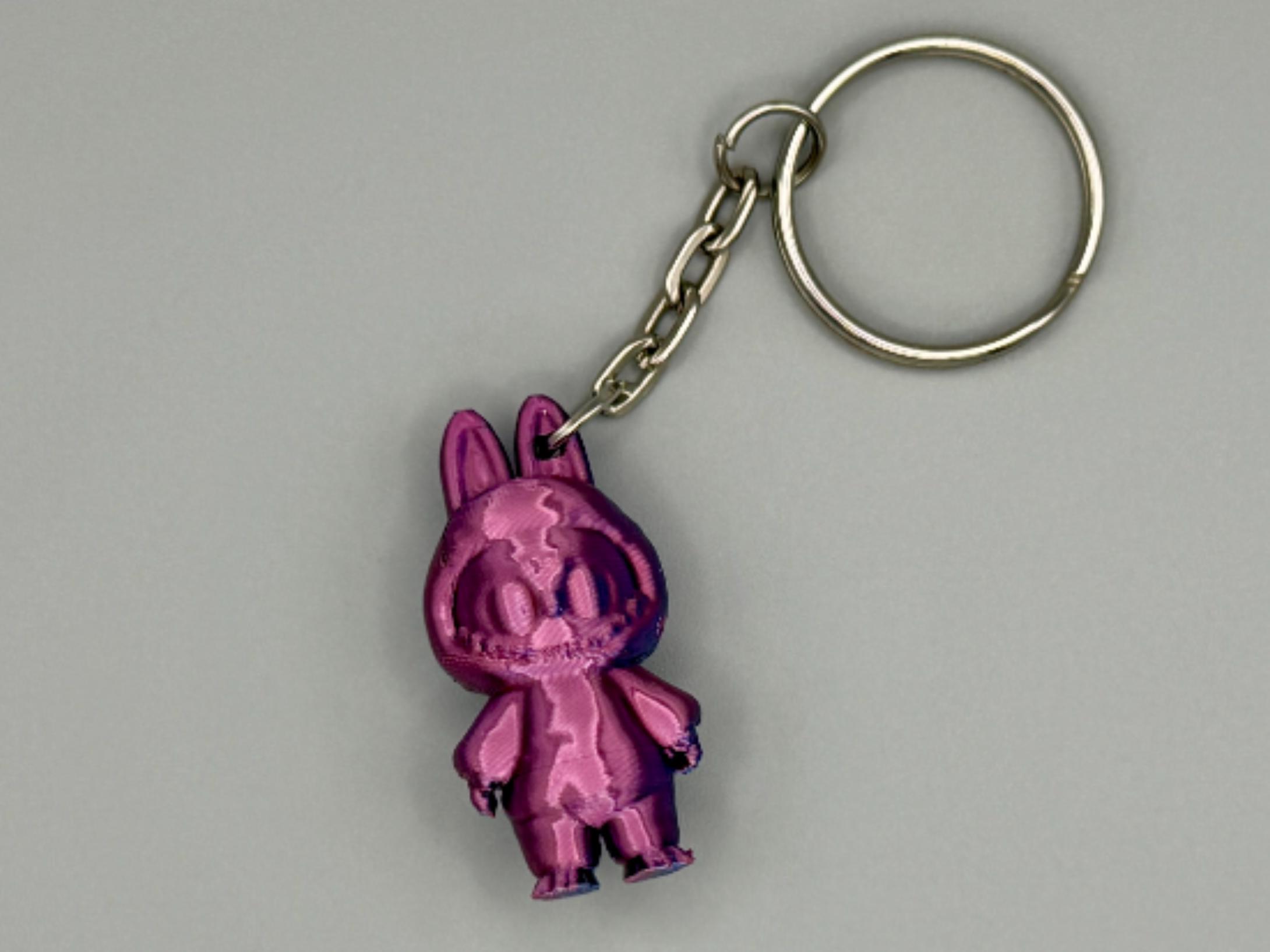 Labubu Keychain Mini Figure β Cute Character Charm