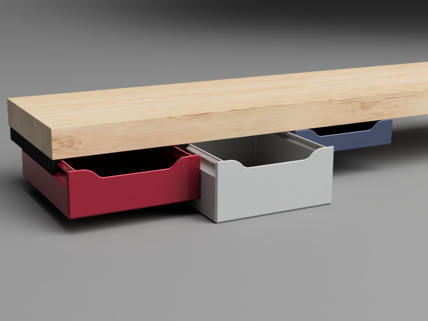 Under-Desk Drawer β Multiple Sizes and Variants
