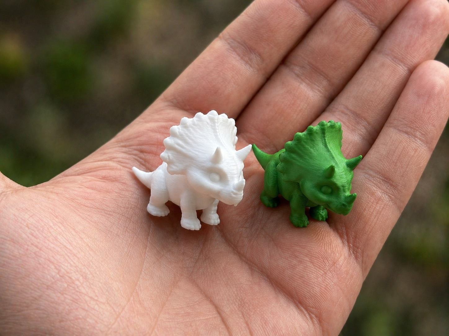 Cute Triceratops Mini β Tiny Dino Figure