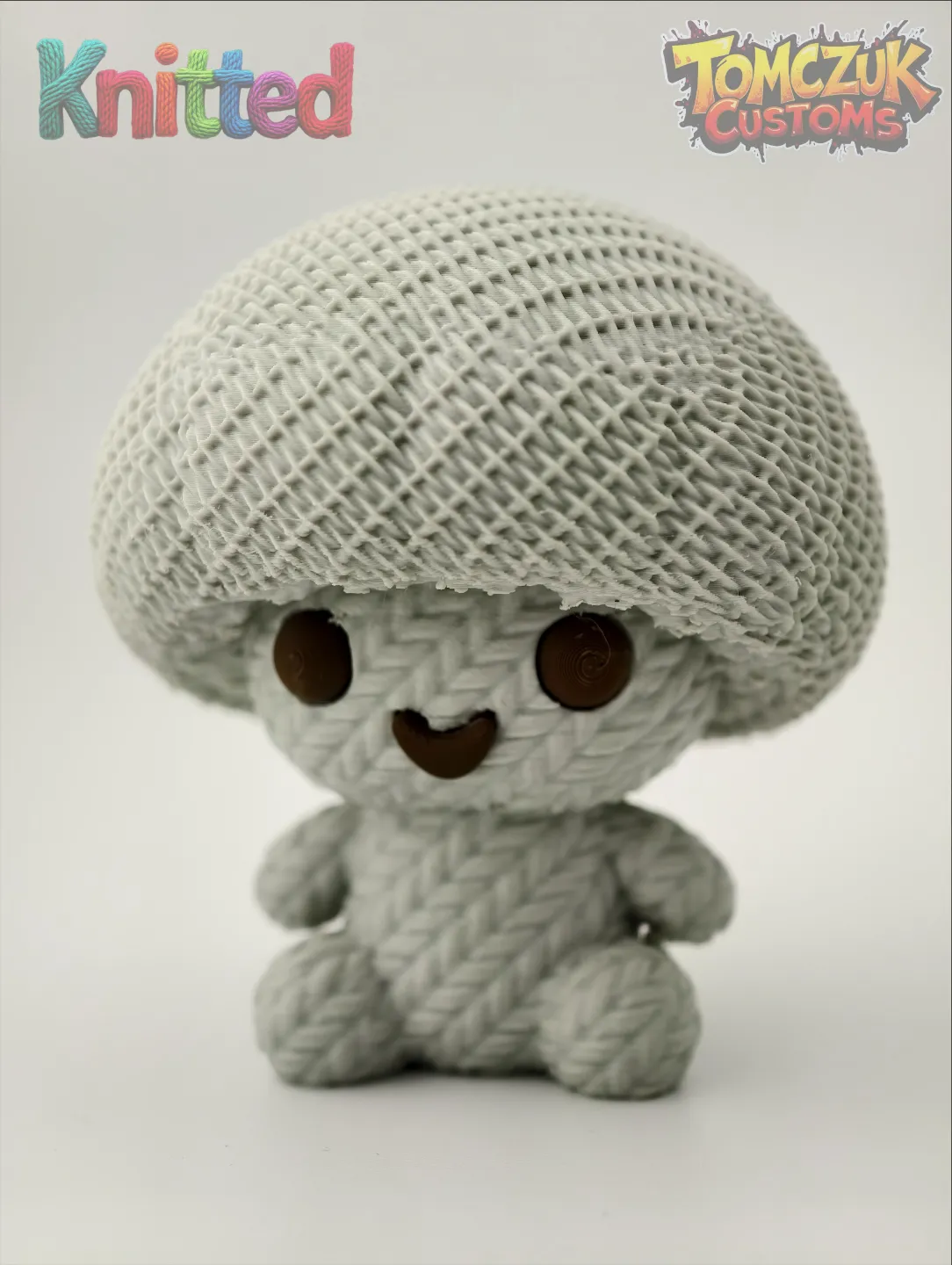 Knitted Collection: Cute Mushroom Champignon