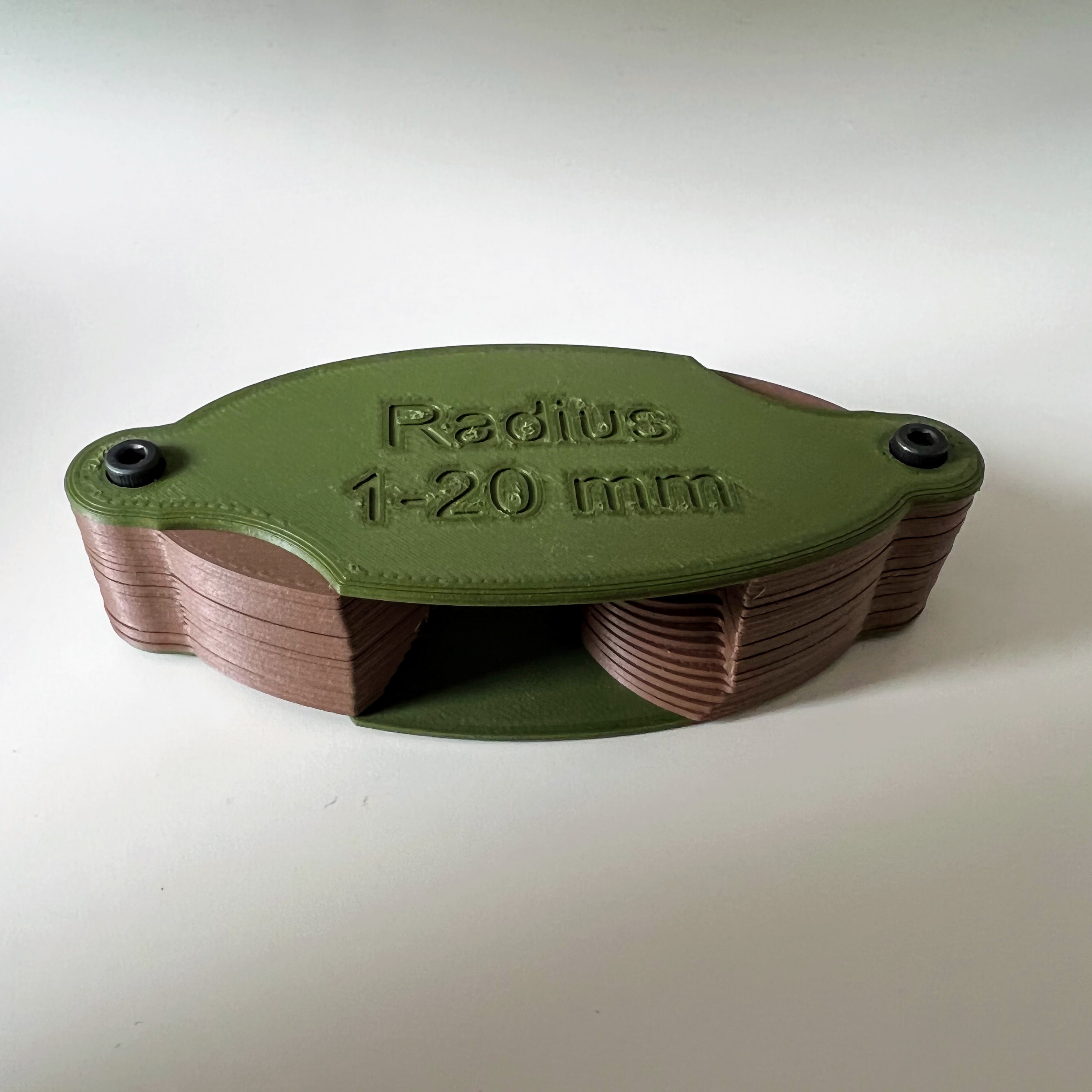 Radius gauge 1-20 mm (M3)
