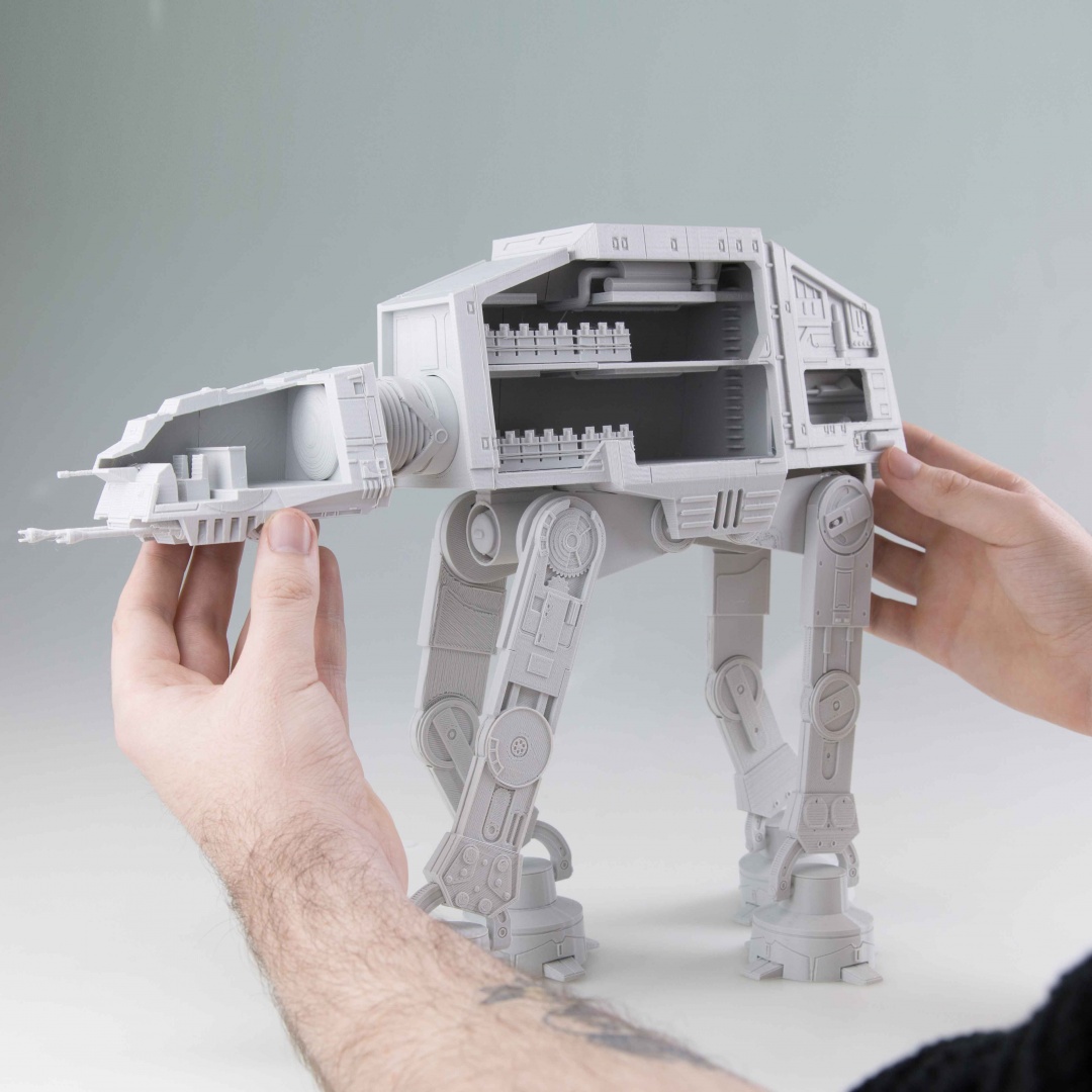 Detailed AT-AT from Star Wars Scale 1:75