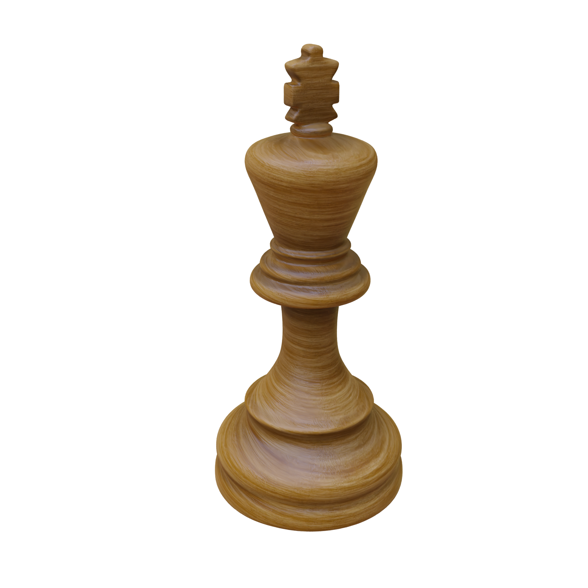 King Chess Piece detailed