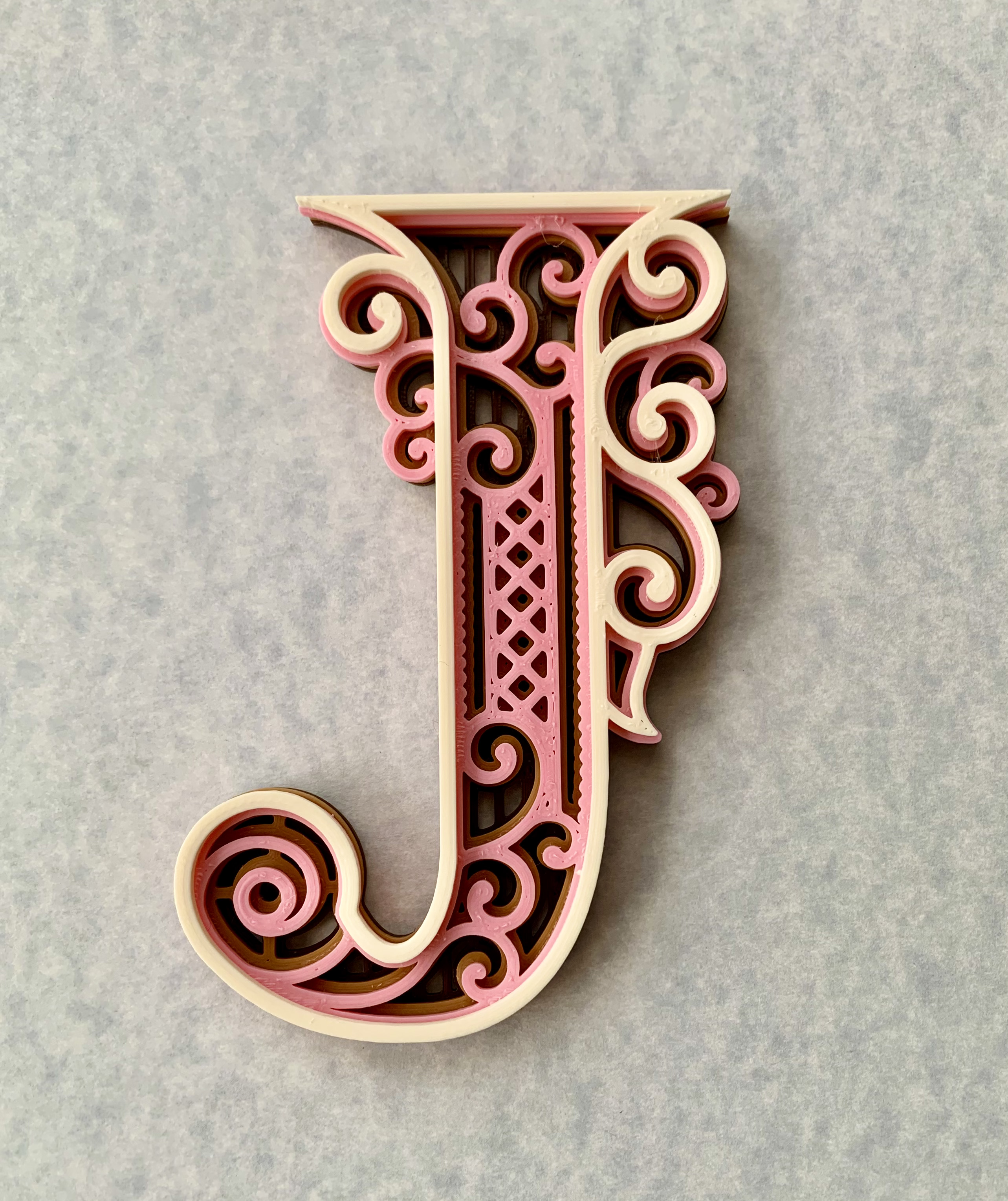 Ornate Letter J Monogram