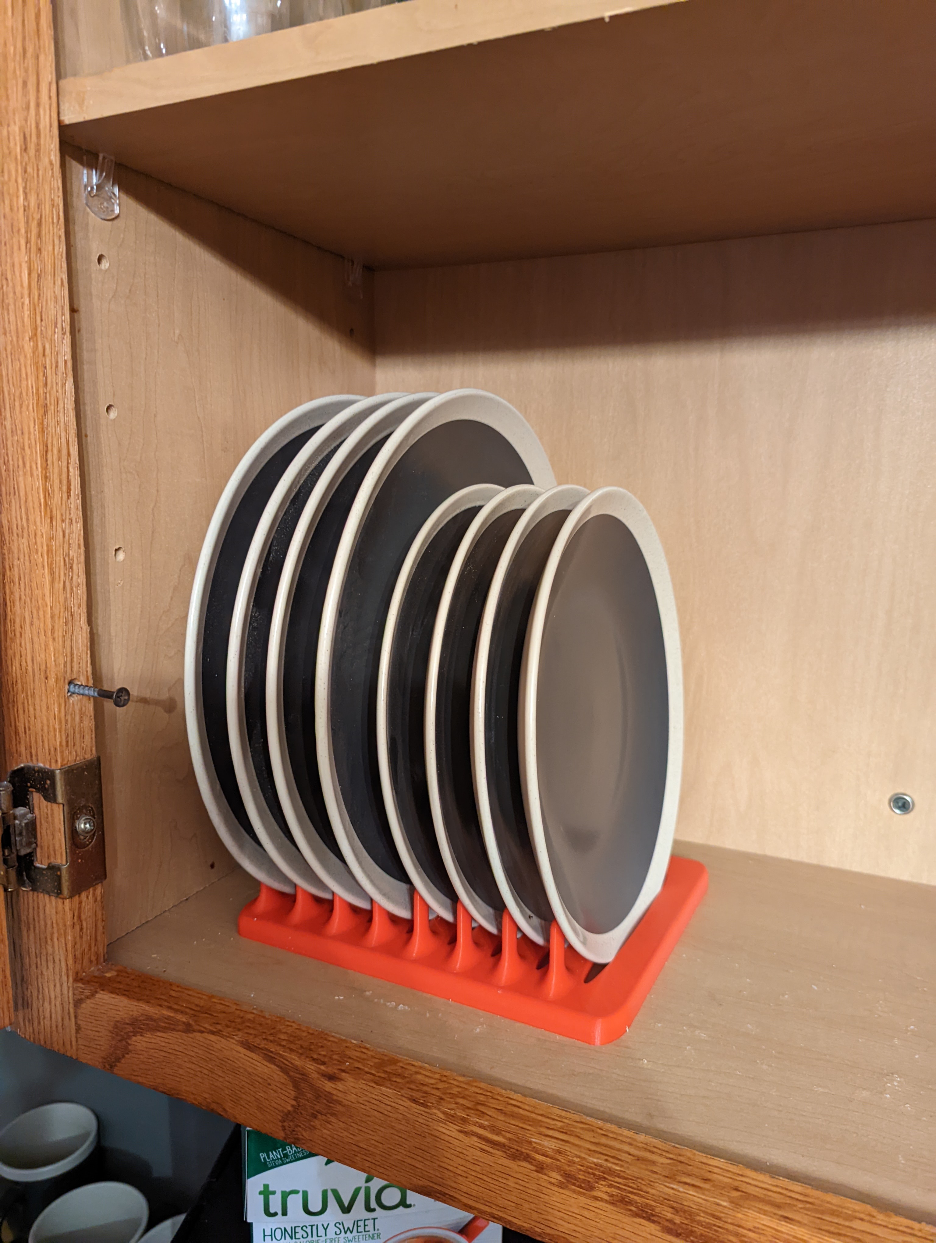 Cabinet Dinner Plate Rack organizer