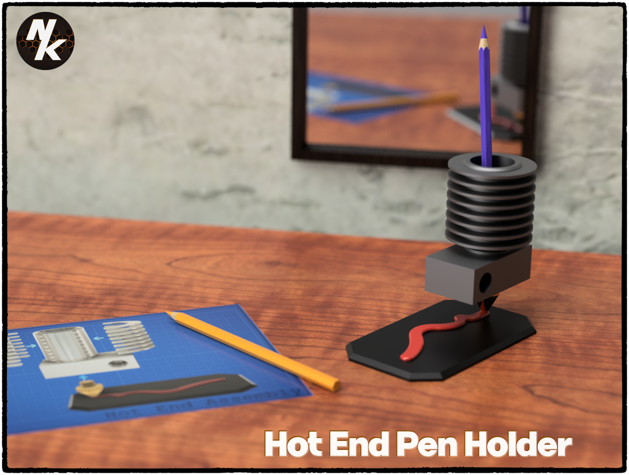 Hot End Pen Holder