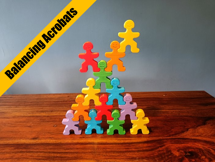 Balancing Acrobats - Kids Skill Game