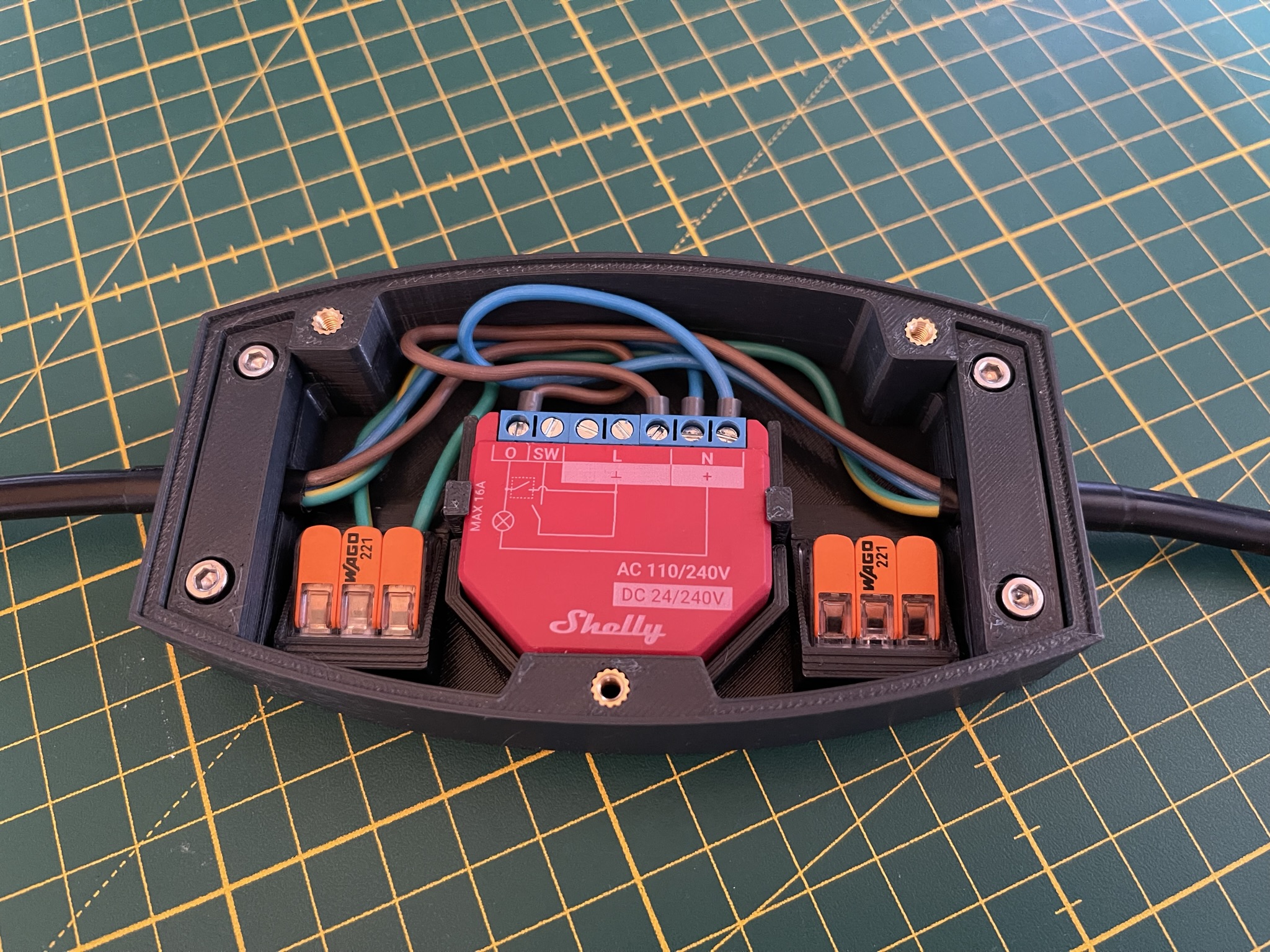 Shelly Plus - Power Cord Housing