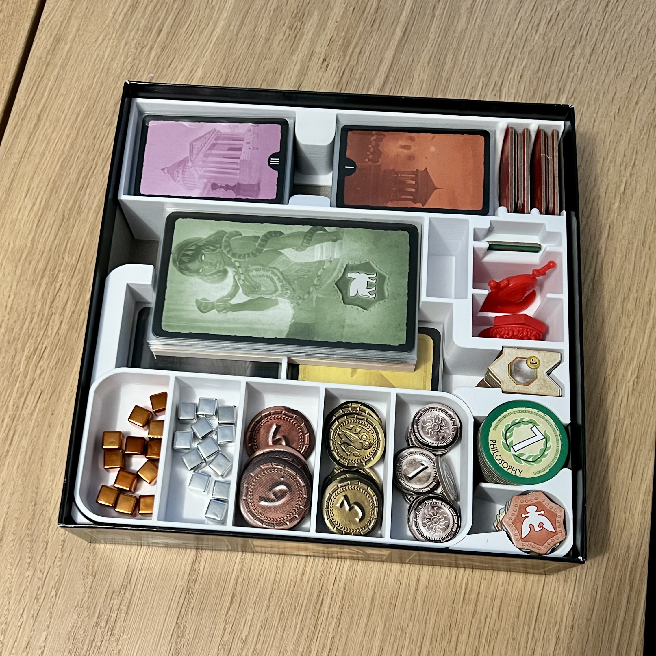 7 Wonders Duel + Pantheon + Agora Organizer