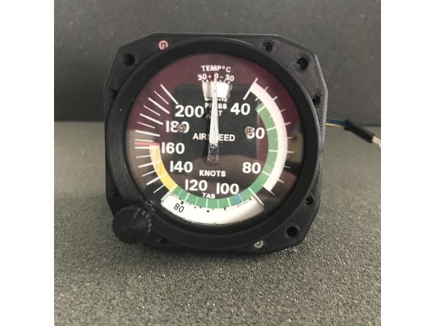 Cessna 172 Airspeed Indicator for Arduino Flight Simulator