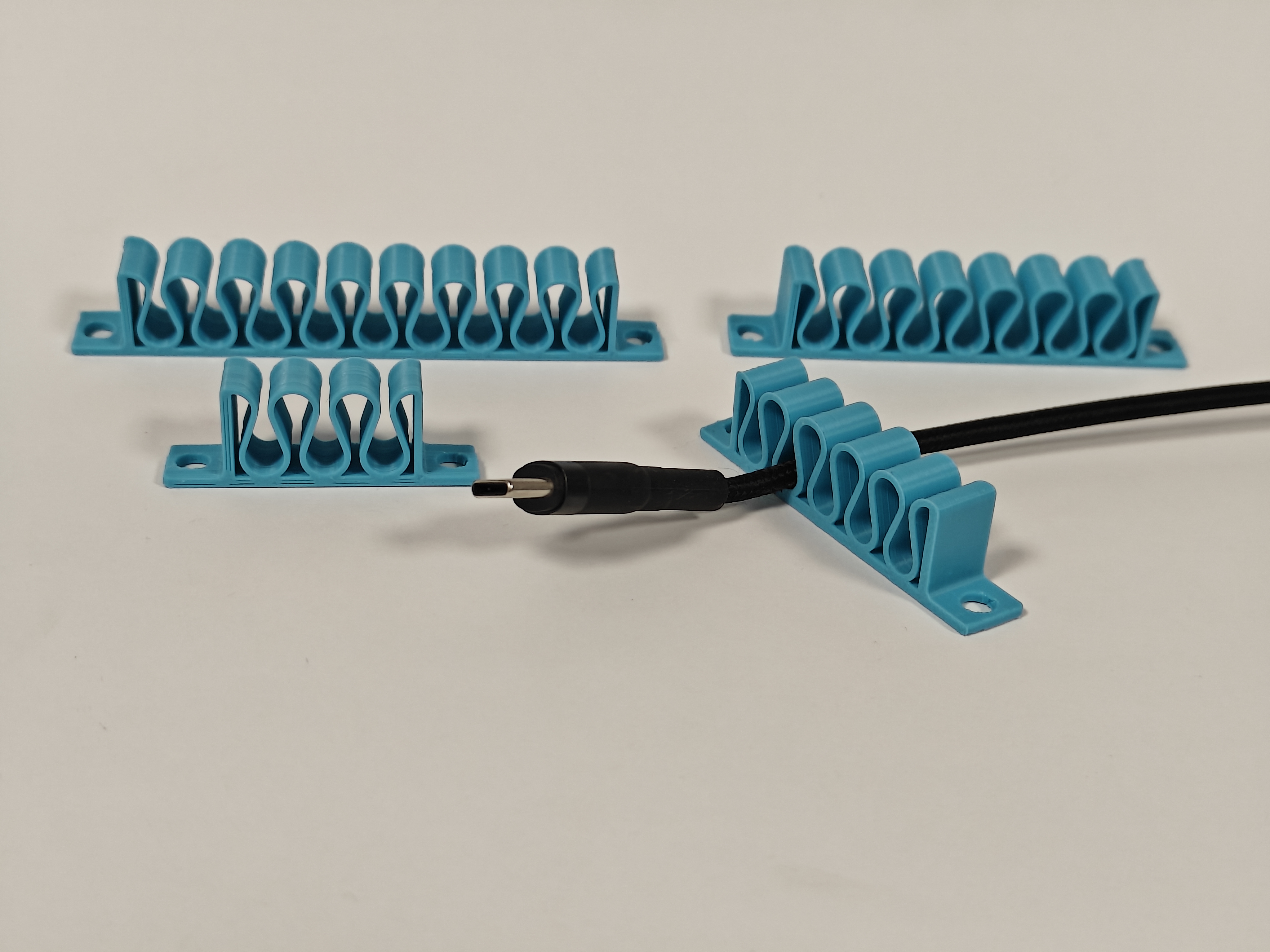 Flat-Mount Cable Clips | M4 Screw (4 Sizes)