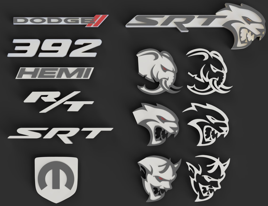 Assorted Dodge Badges