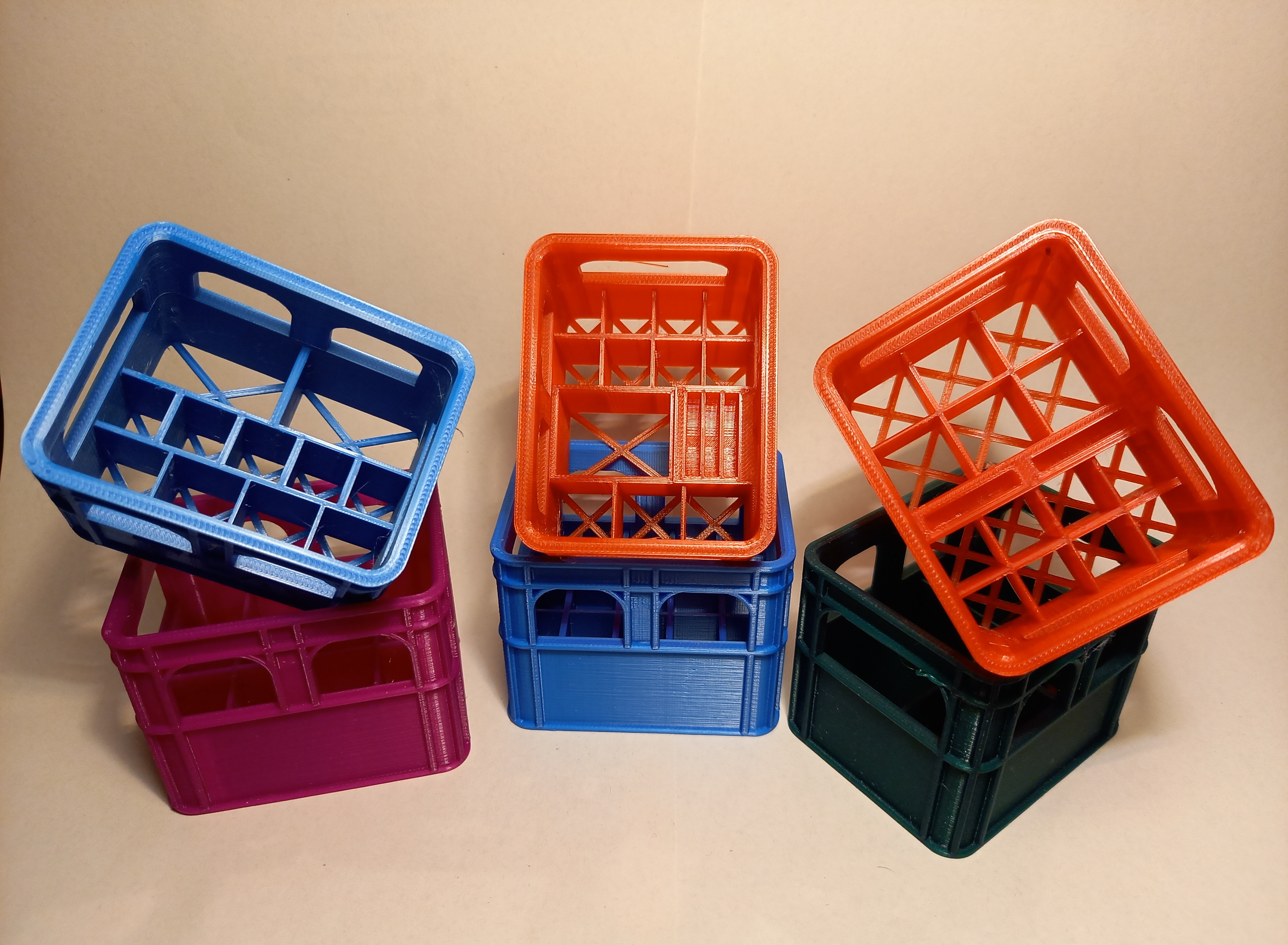 Multi-battery stackable beer crate