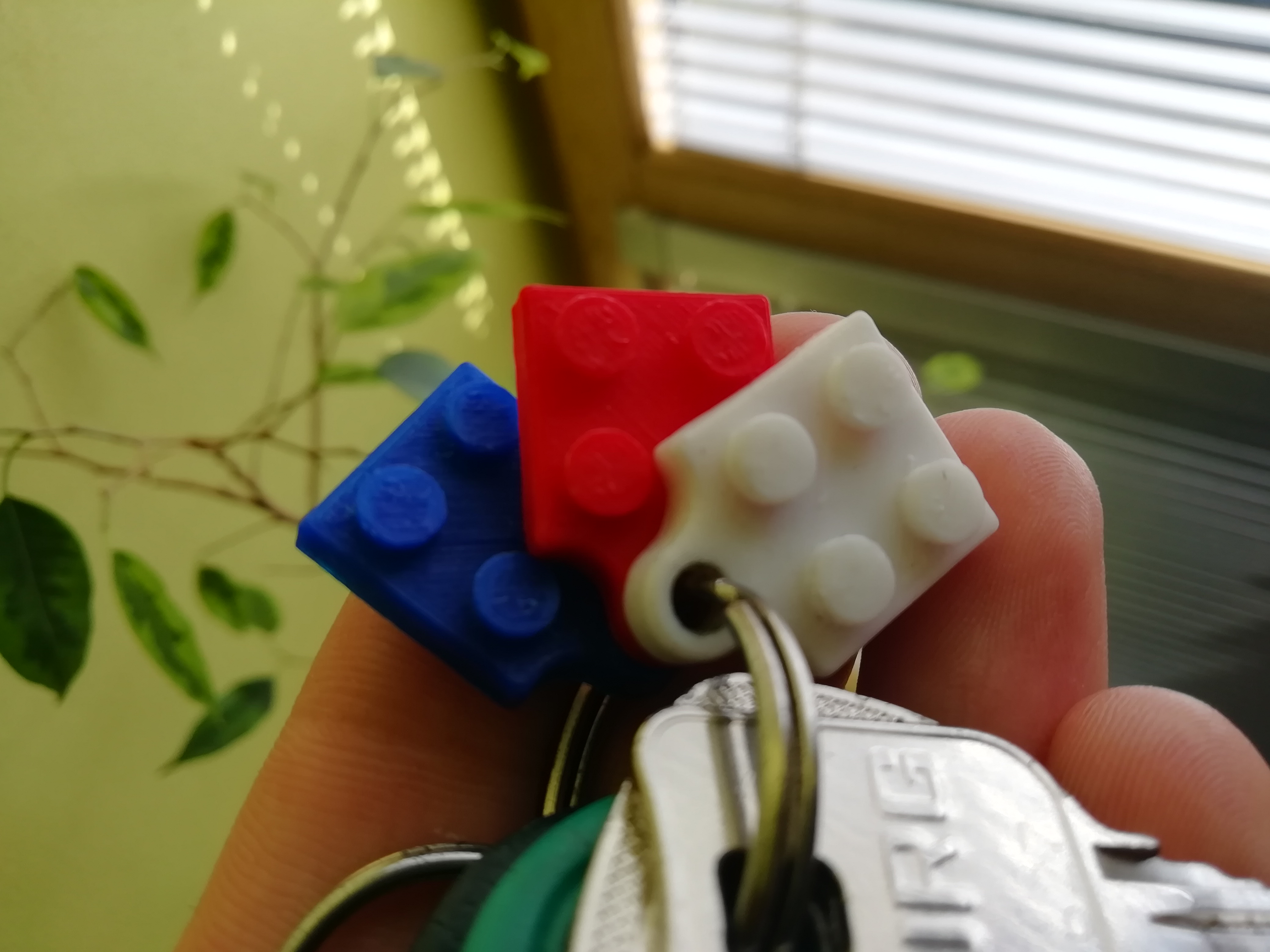 LEGO brick keyring