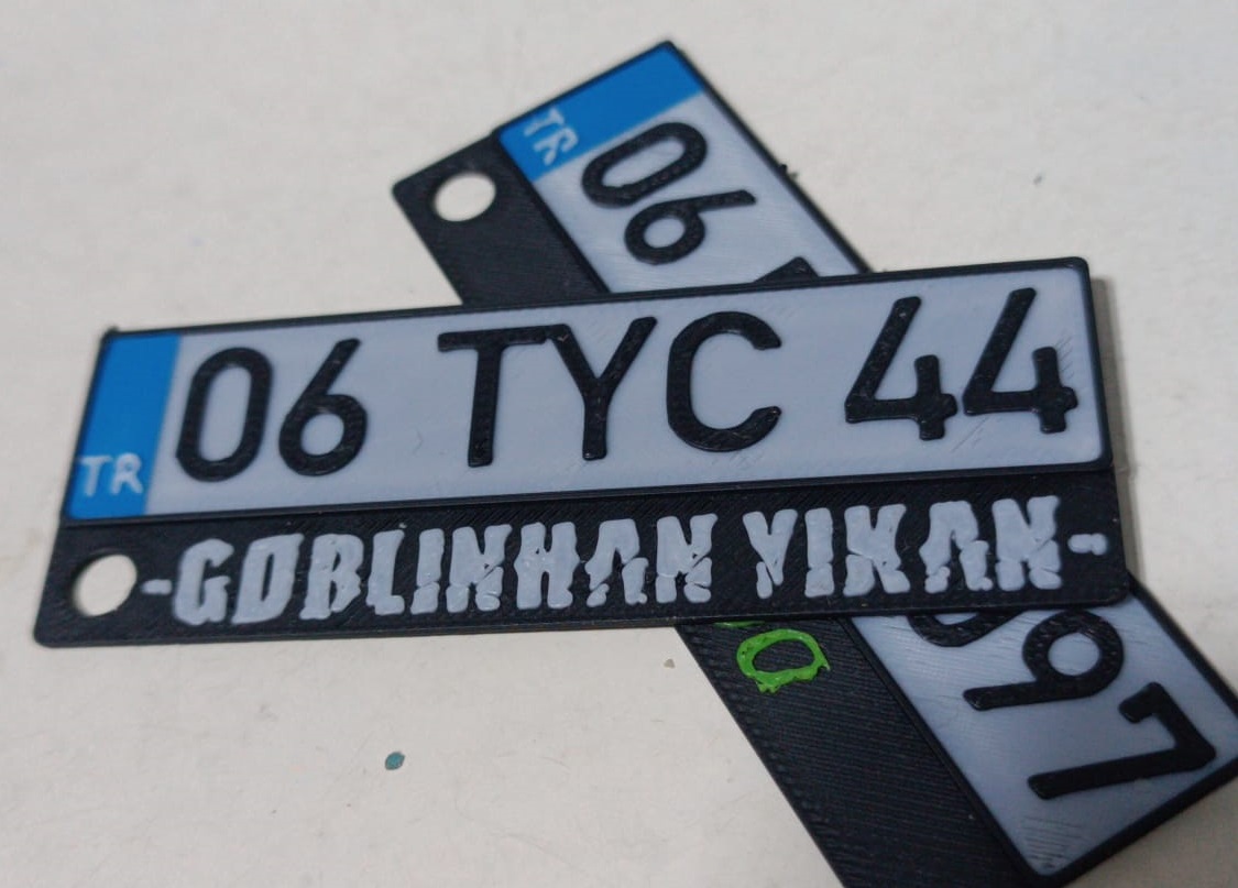 Ayarlanabilir tΓΌrk plaka - customizable car license plate (TR)