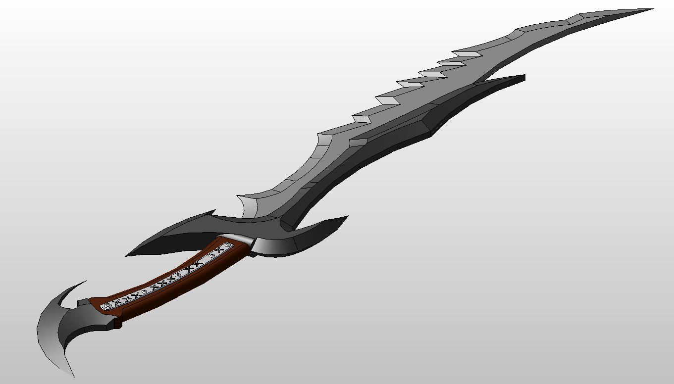 Skyrim Daedric sword