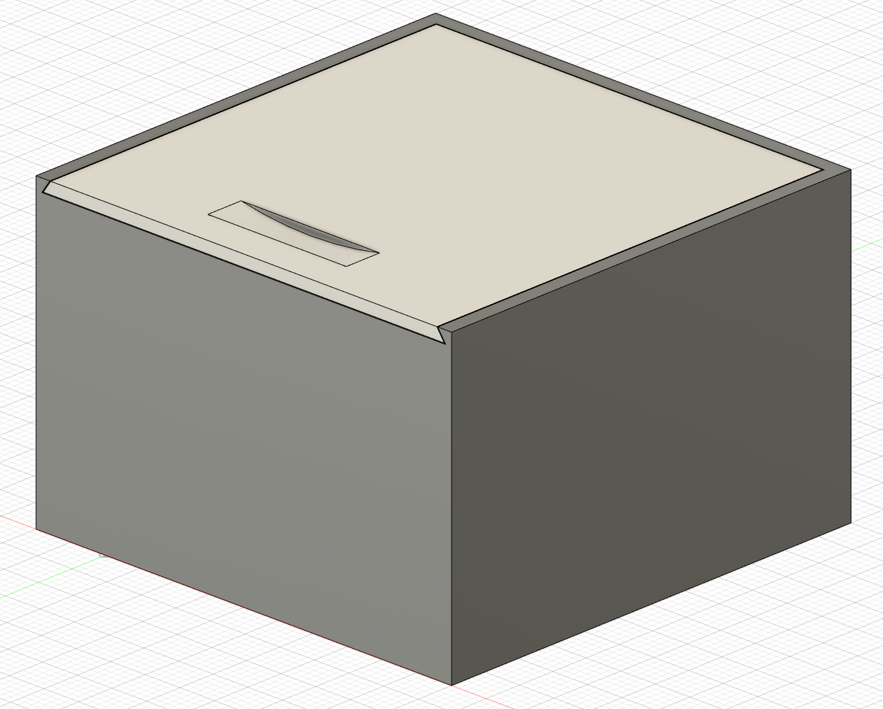 Parametric Sliding Lid Box