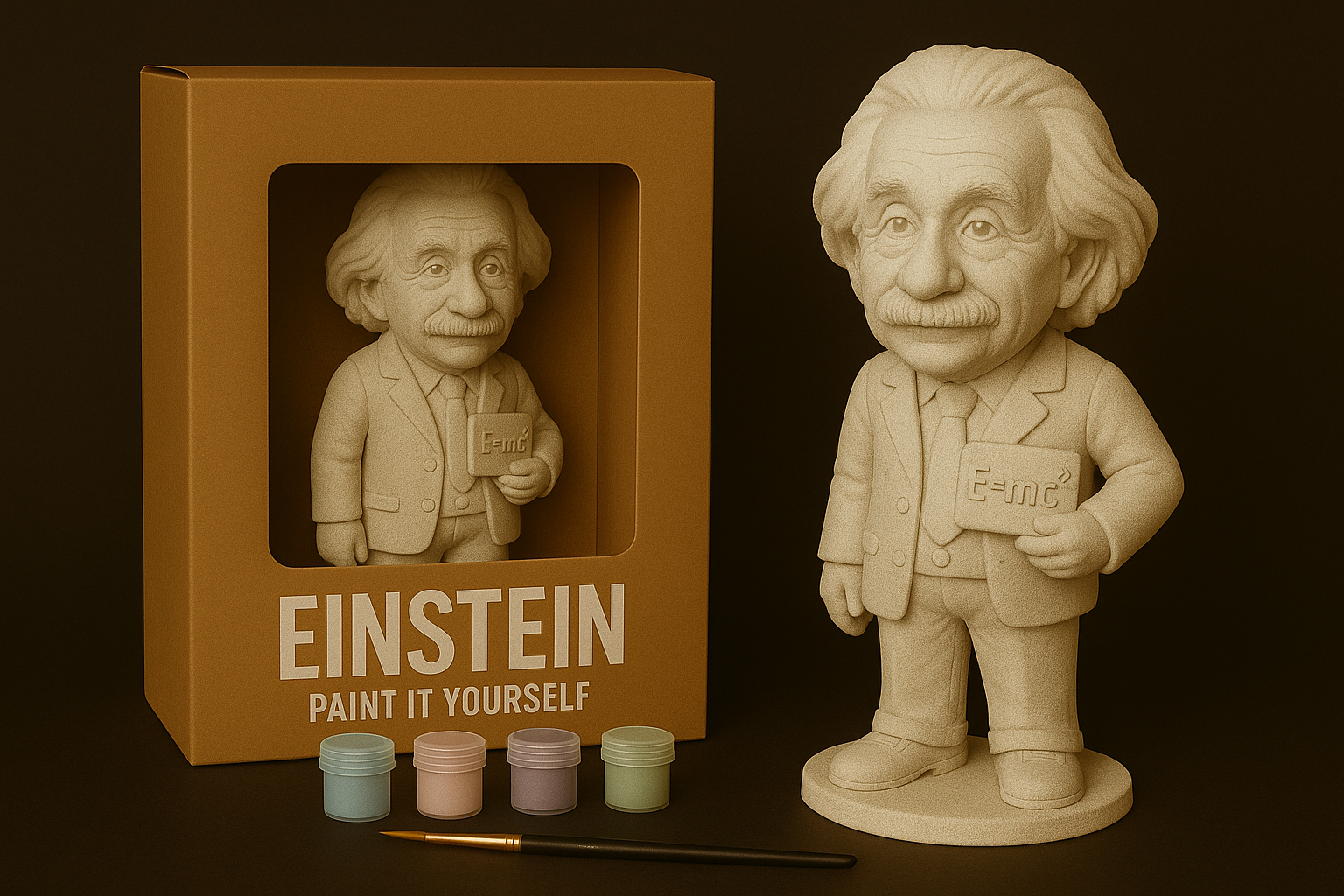Albert Einstein β Paint-It-Yourself