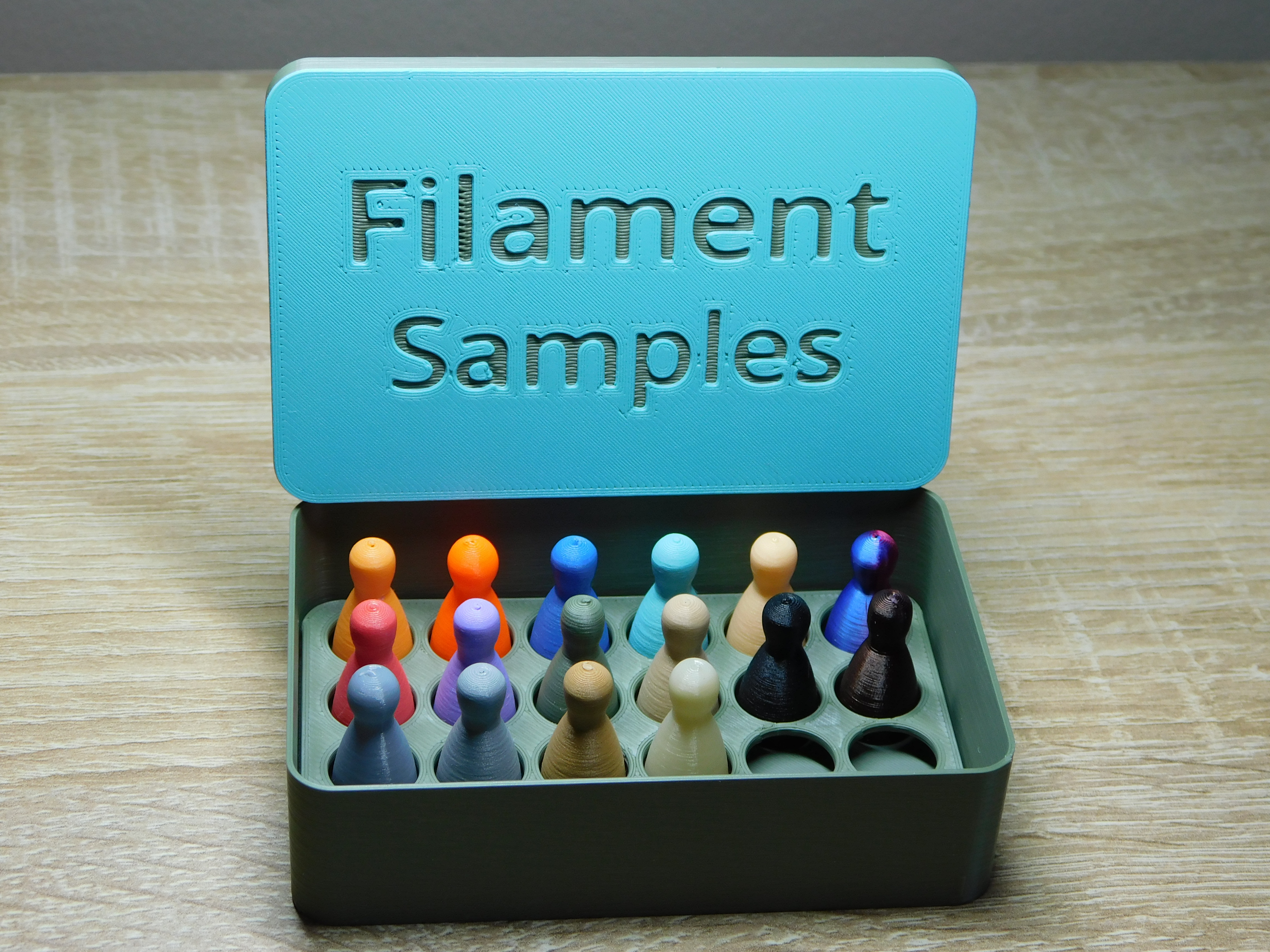 Filament sample box