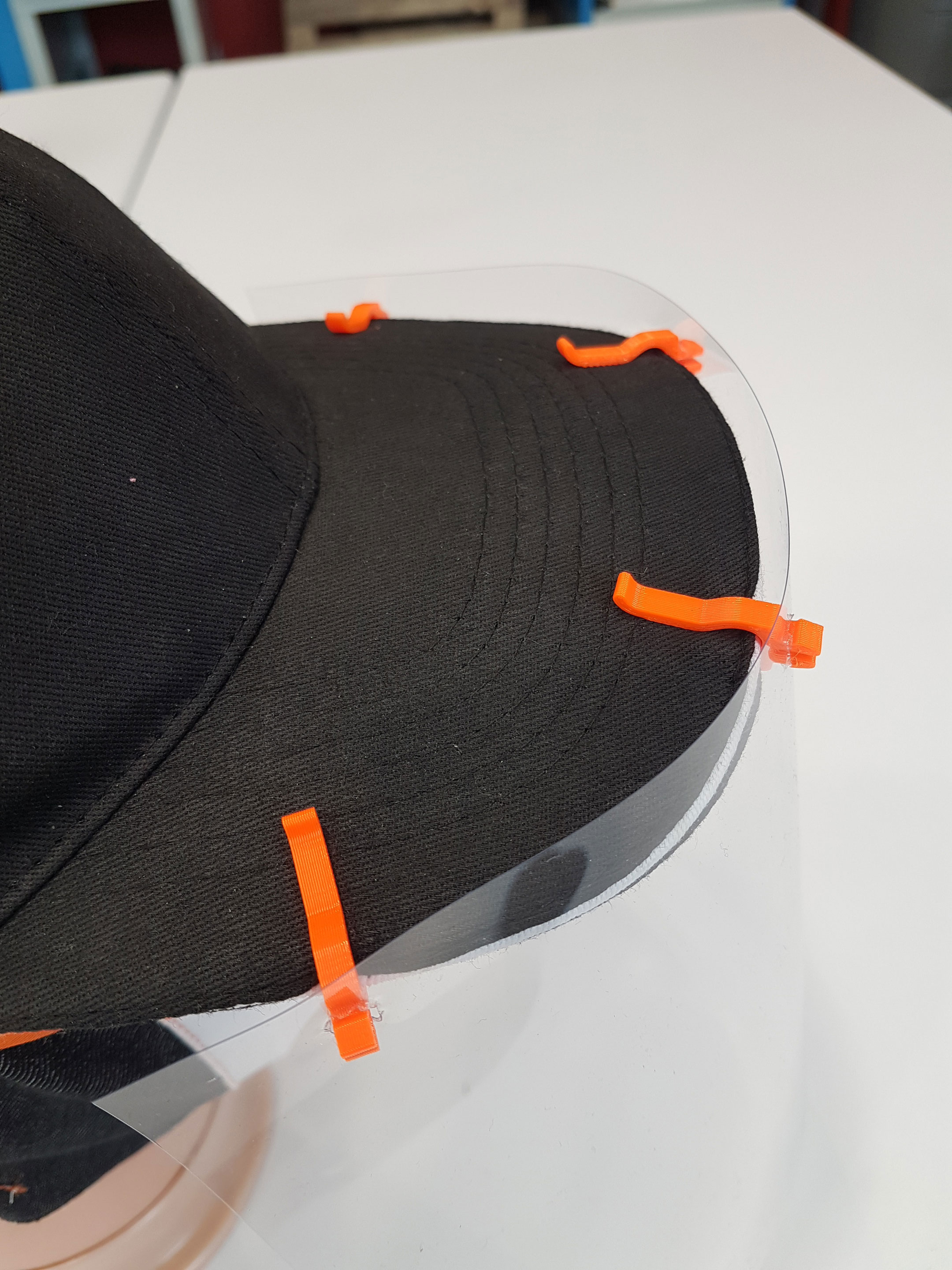 clips visière pour casquette anti covid-19