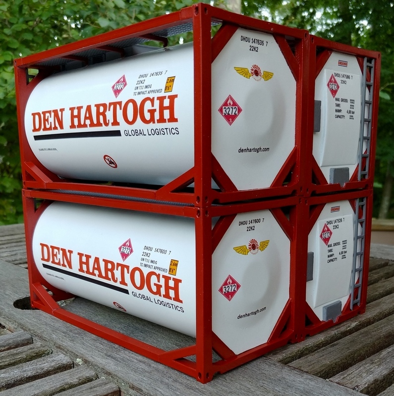 20' ISO Tank Container for your Garden Railroad - 1:29 compatible scale