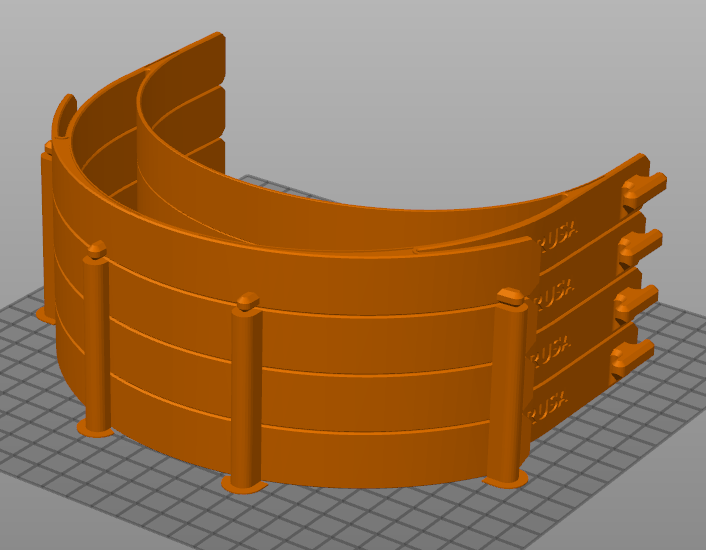 COVID19 Headband x4 stack with improved adhesion and support