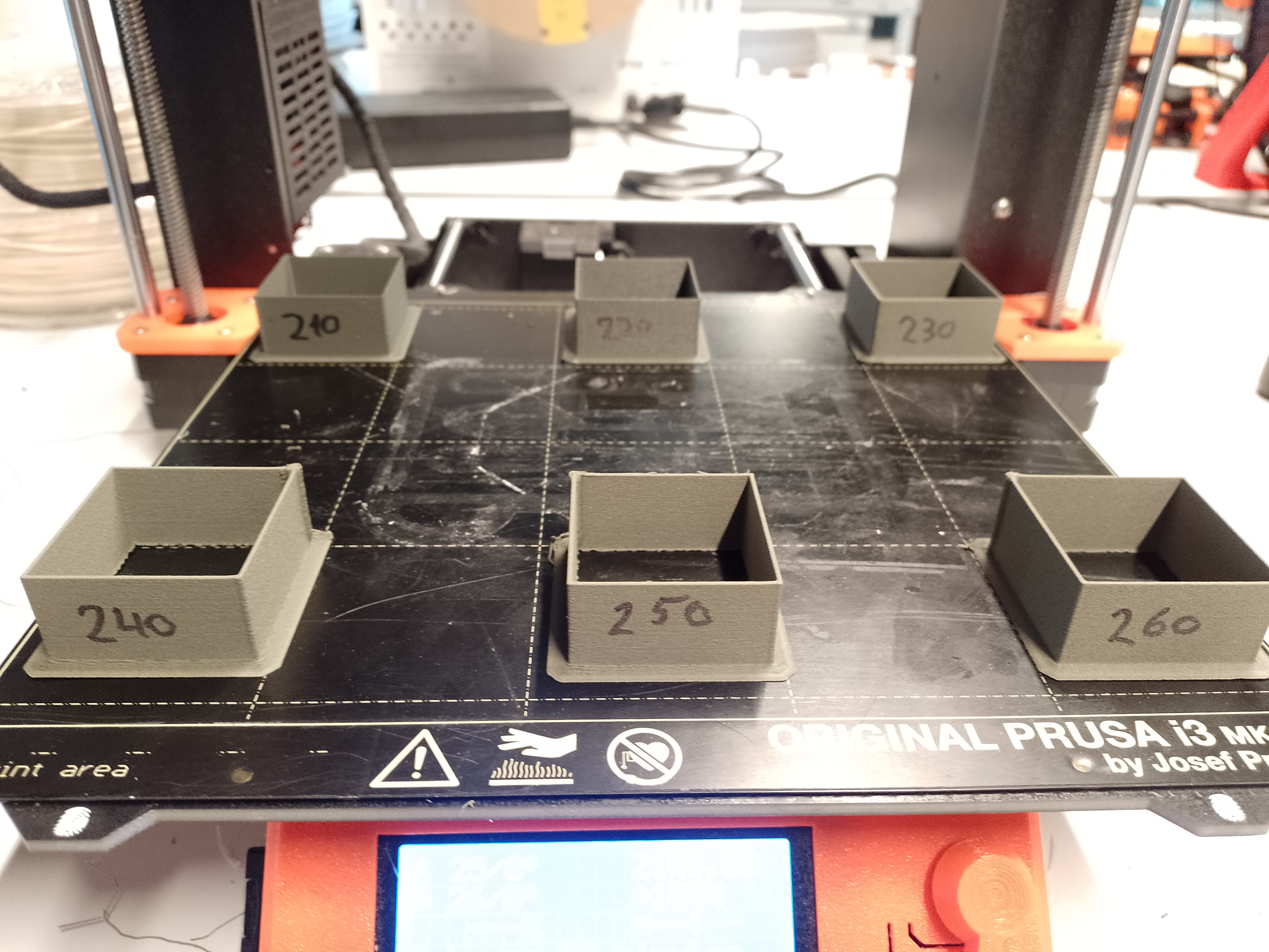 LW-PLA-HT calibration cubes