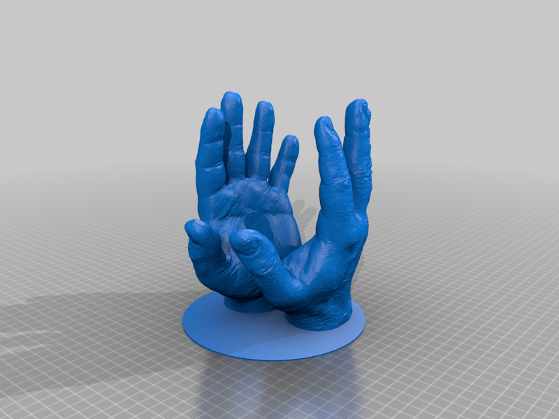 Hands as Phone Holder