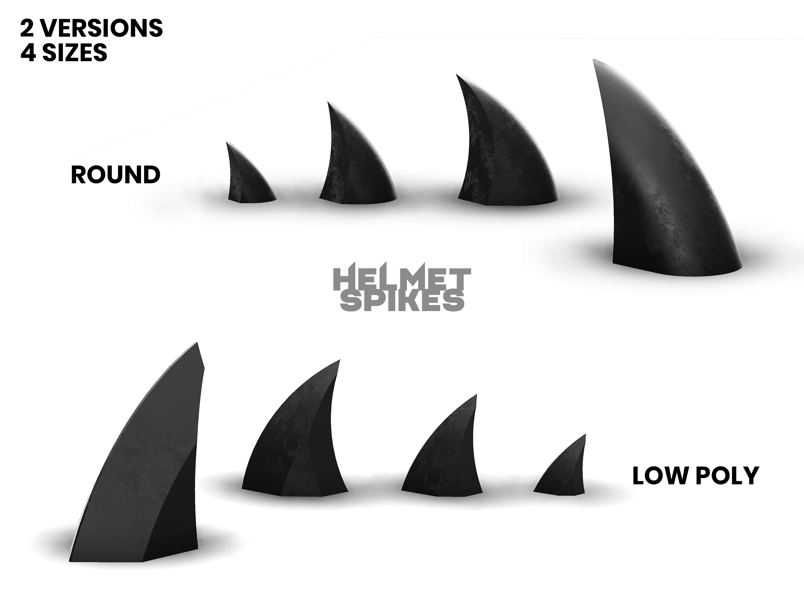 Spikes for helmet