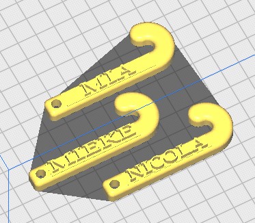 Hockey Stick Keychain