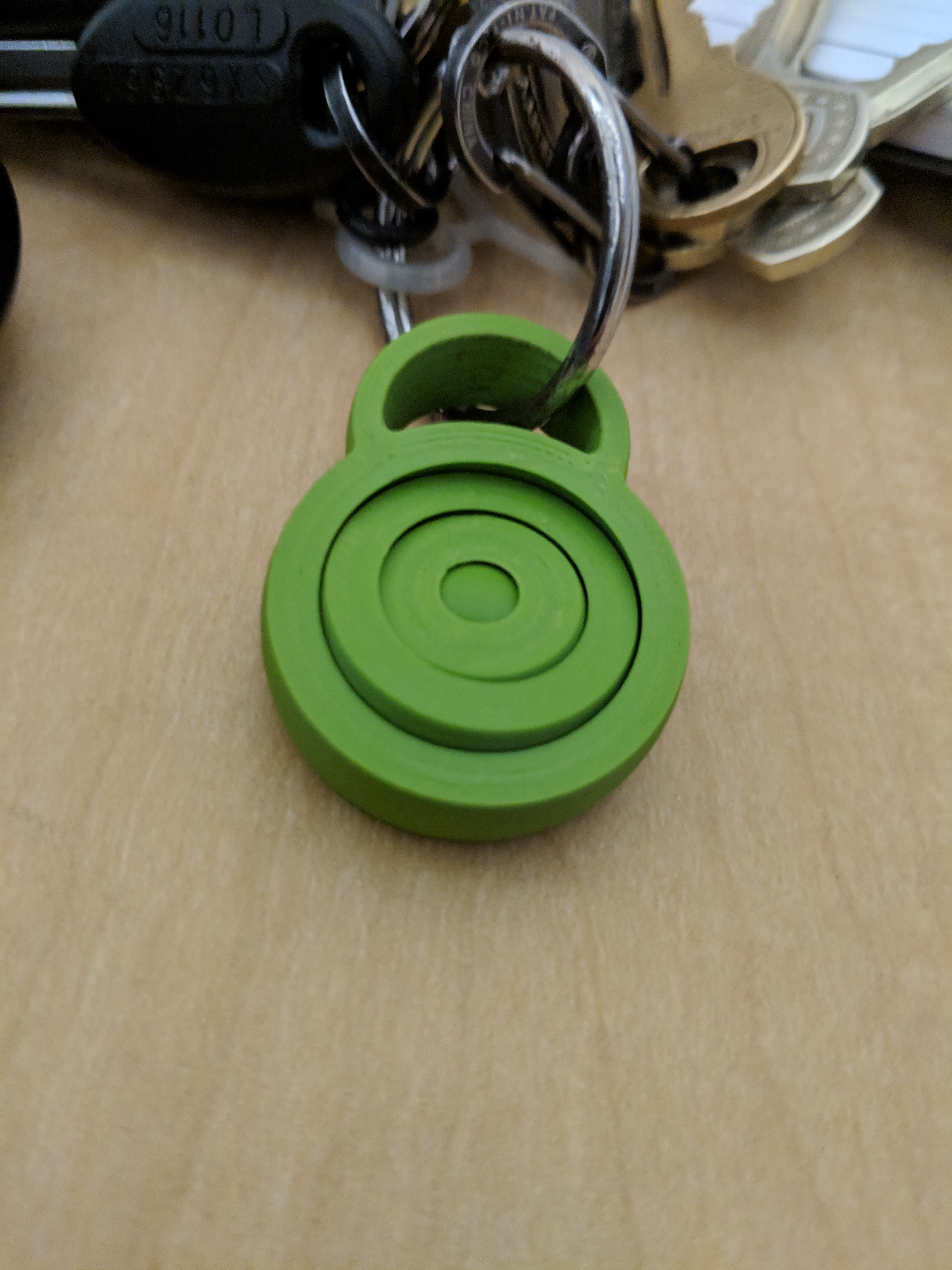Gyroscope Fidget Keychain