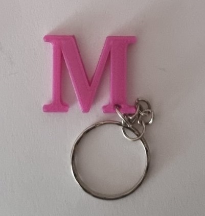 M keychain