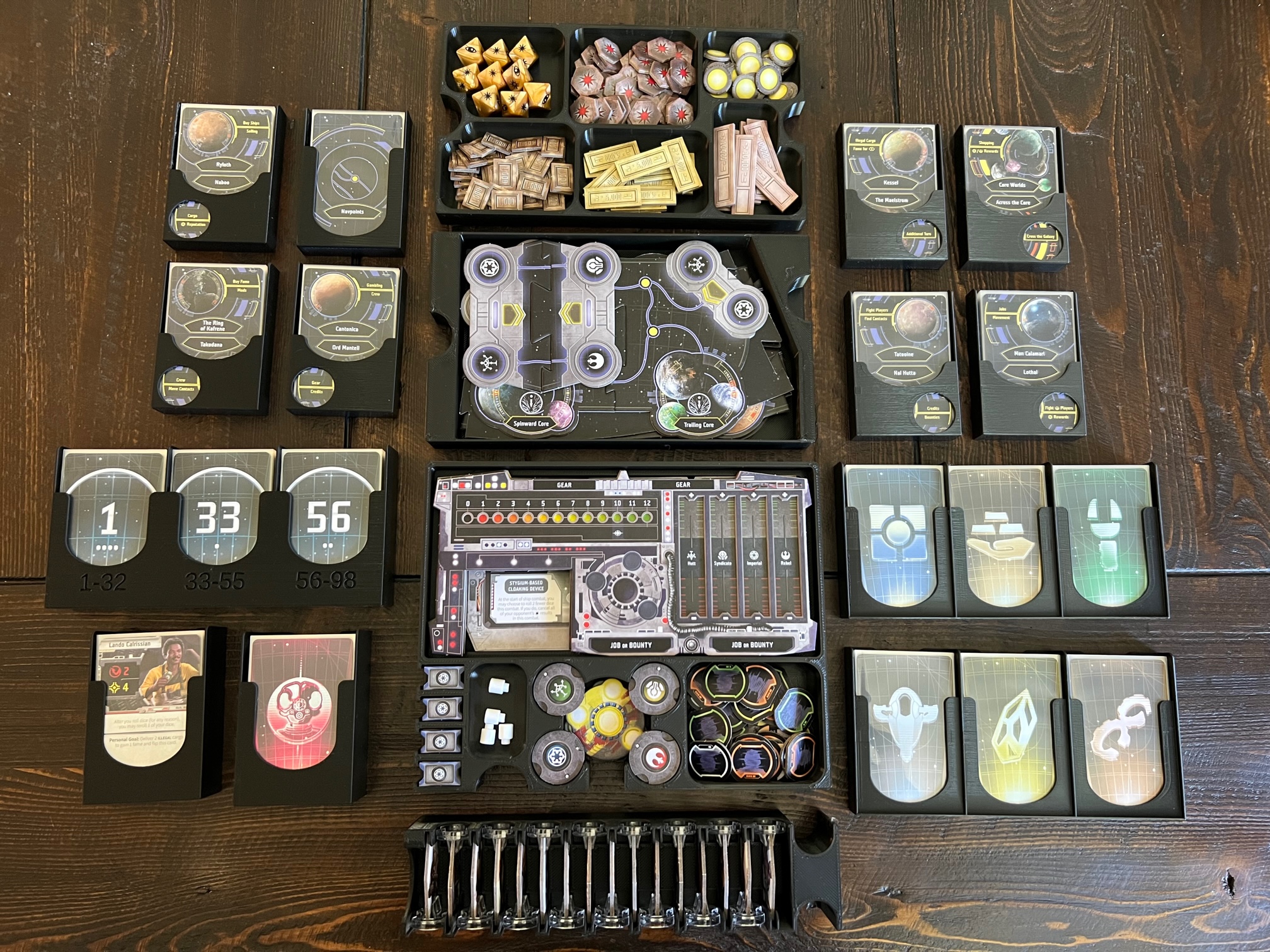 Star Wars Outer Rim Insert / Organizer - Fits Unfinished Business Expansion