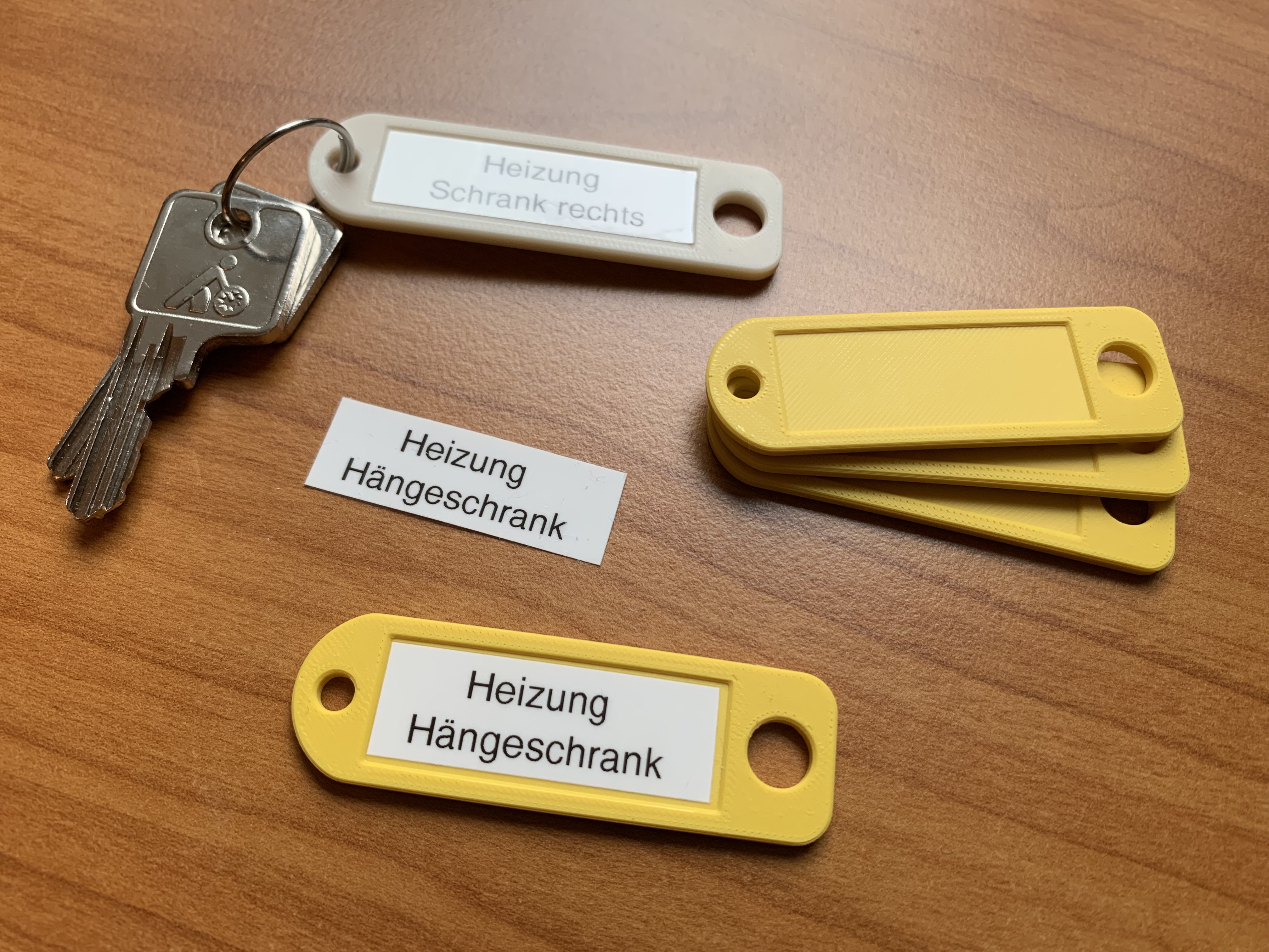 Key ring tags