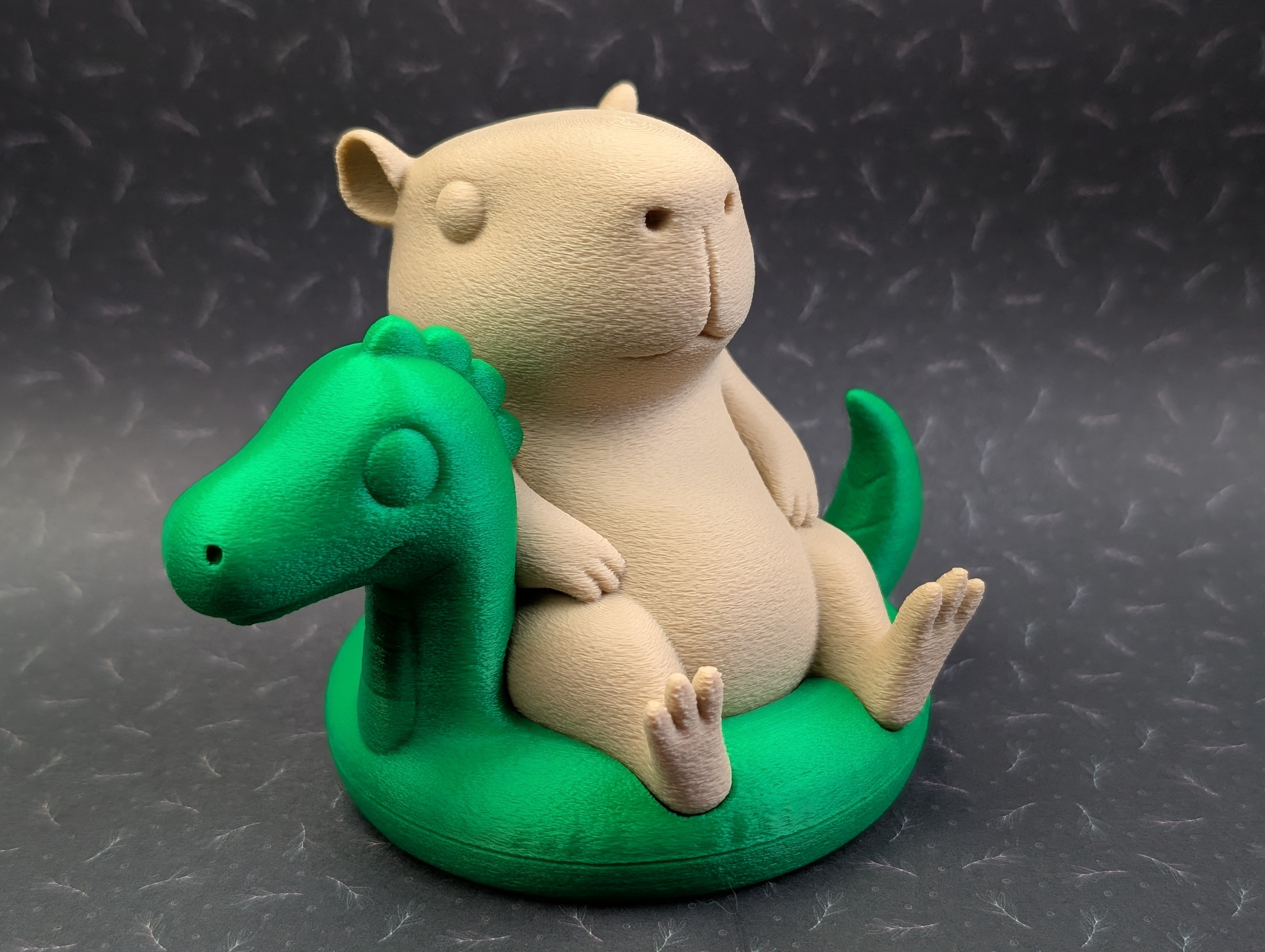 Capybara on Dinsoaur