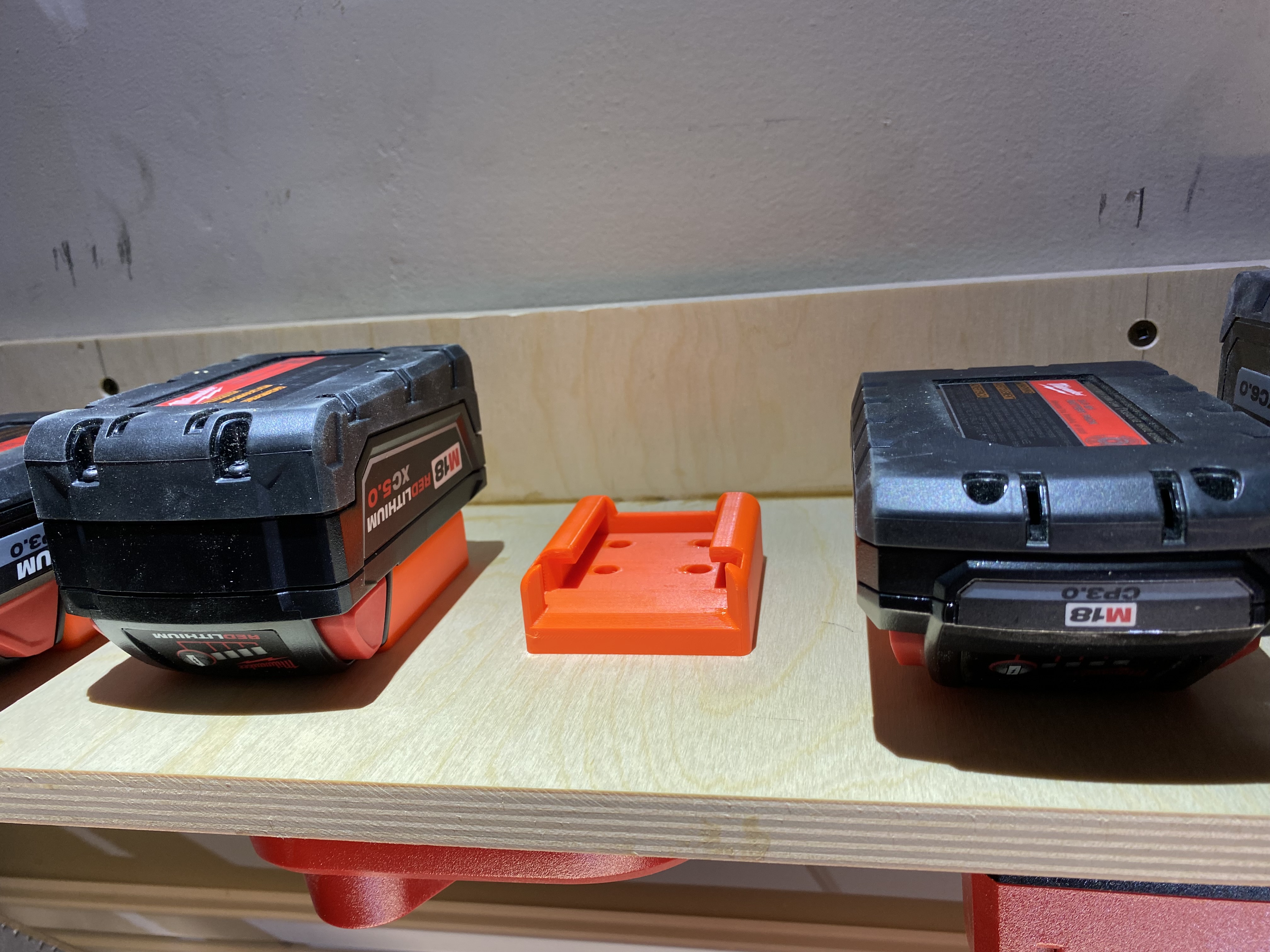 Milwaukee Tool M18 Battery Holder with Snap-Lock