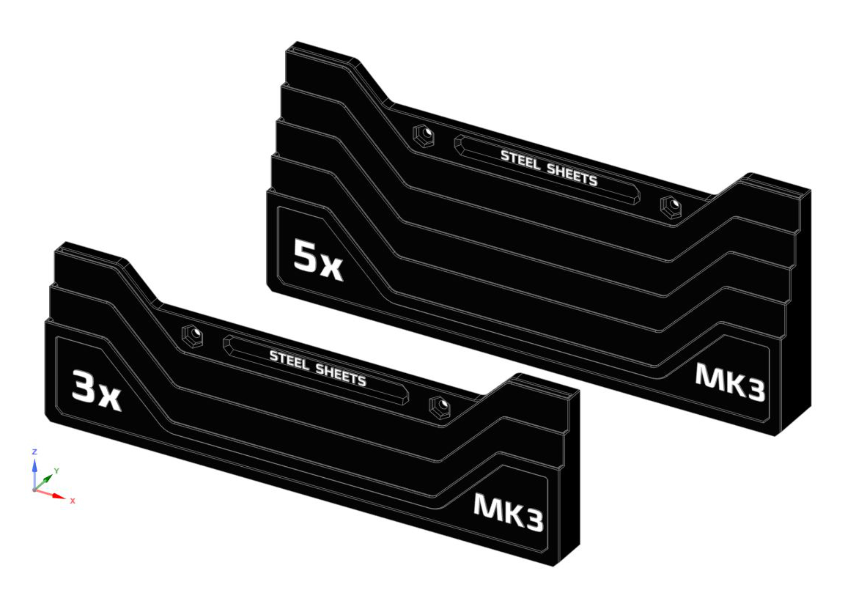 MK3/MK3s Steel Sheet Holder
