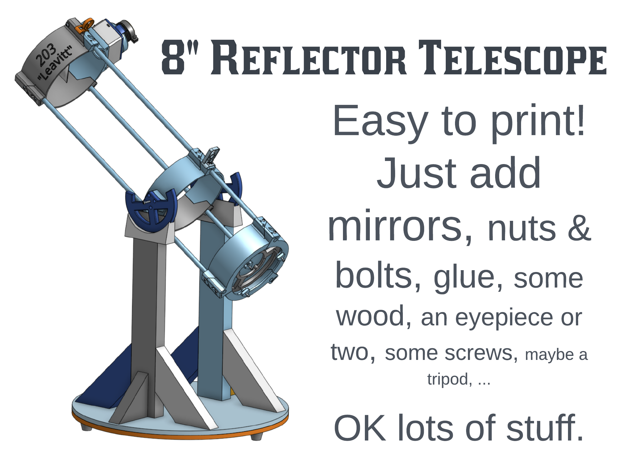 8" Newtonian Telescope "Leavitt"