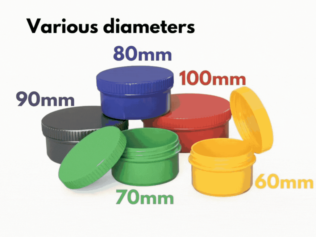 Containers with Screwtop Lid set