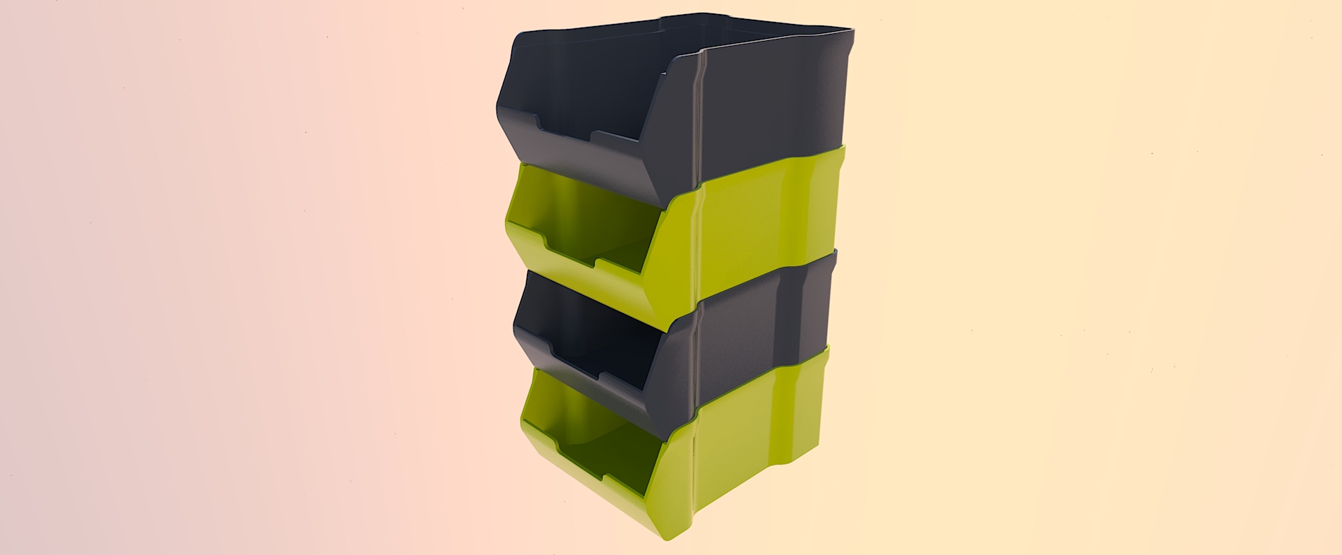 Stackable storage box