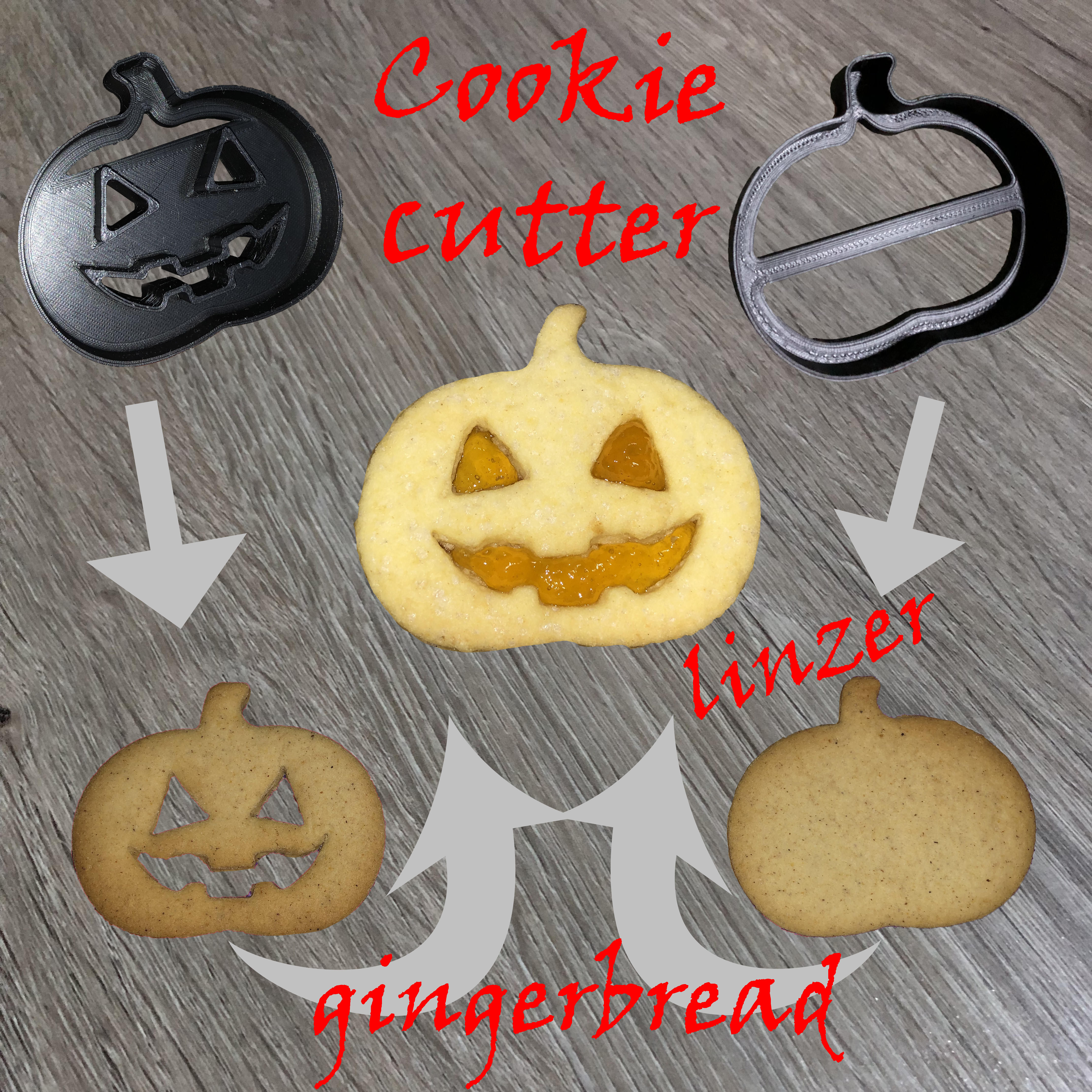 Halloween pumpkin cookie cutter