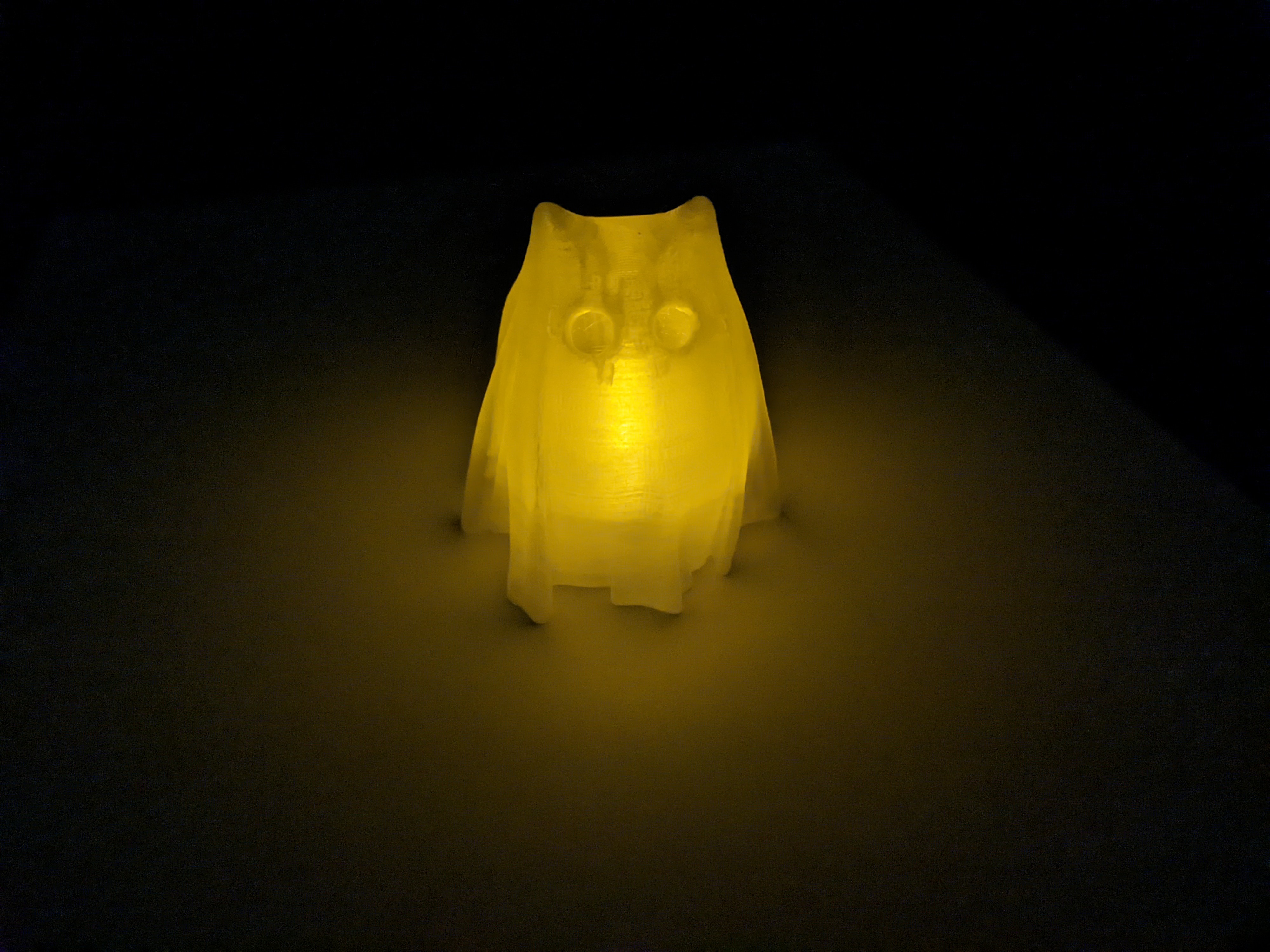 Cute Cat Ghost (LED tea light)
