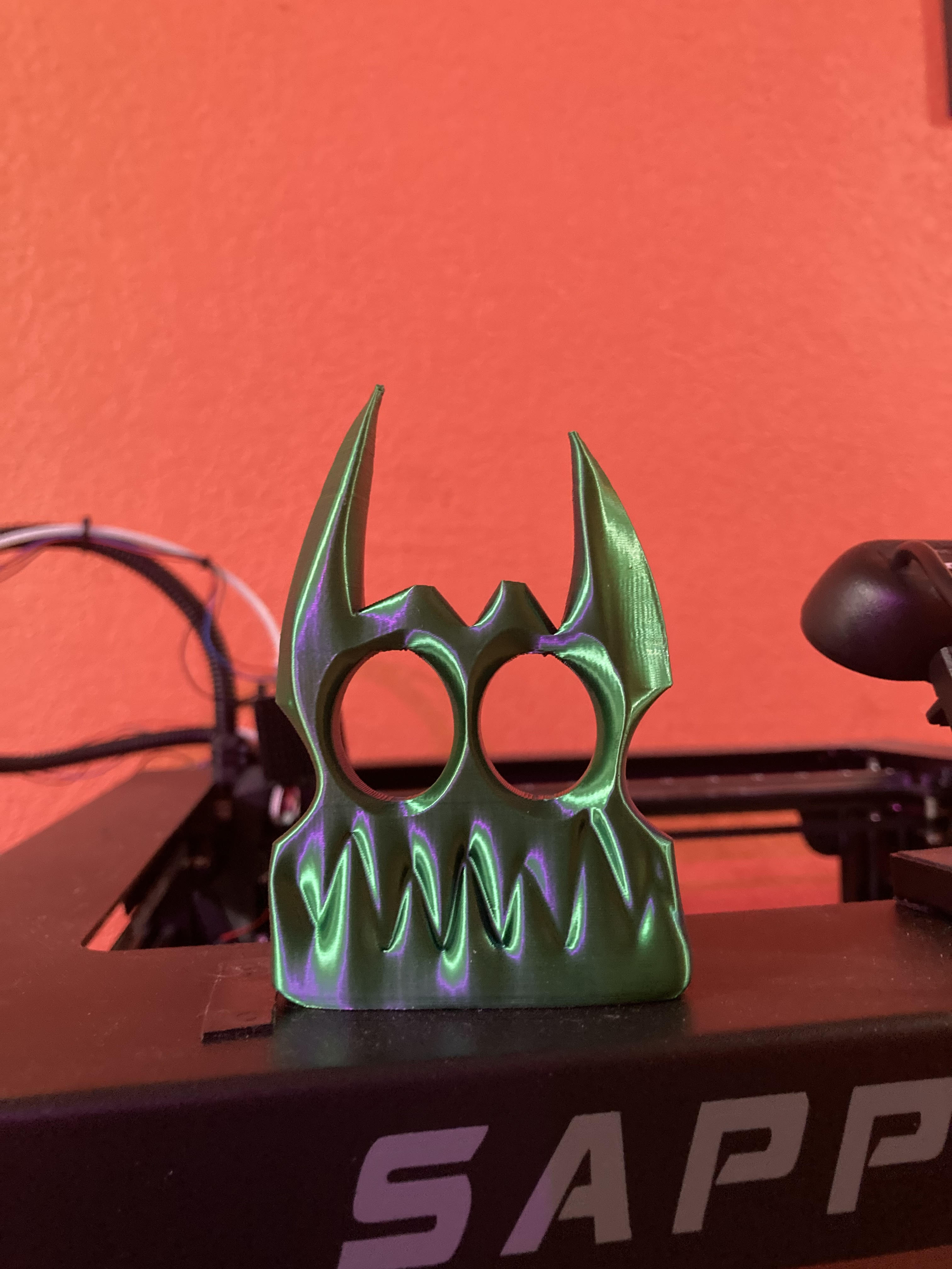 Spooky Halloween Brass Knuckles - Knuckle Duster