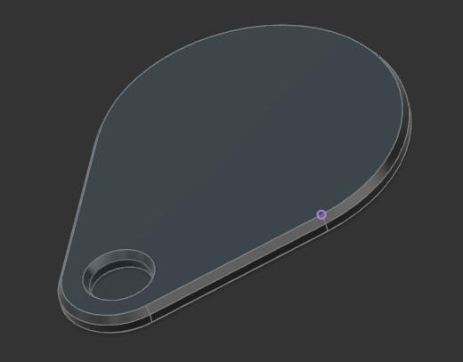 Aldi Cart Quarter Keychain v2