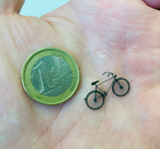 Bike in H0 scale
