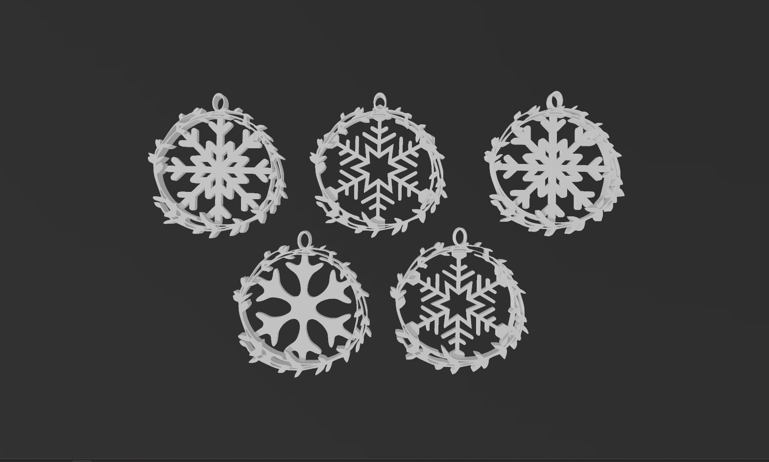 Christmas Snowflake Ornament Collection Chrismas Tree / Schneeflocken Weihnachtsdeko fΓΌr Christbaum