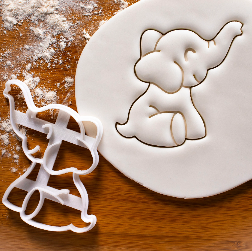 Cute Baby Elephant cookie cutter