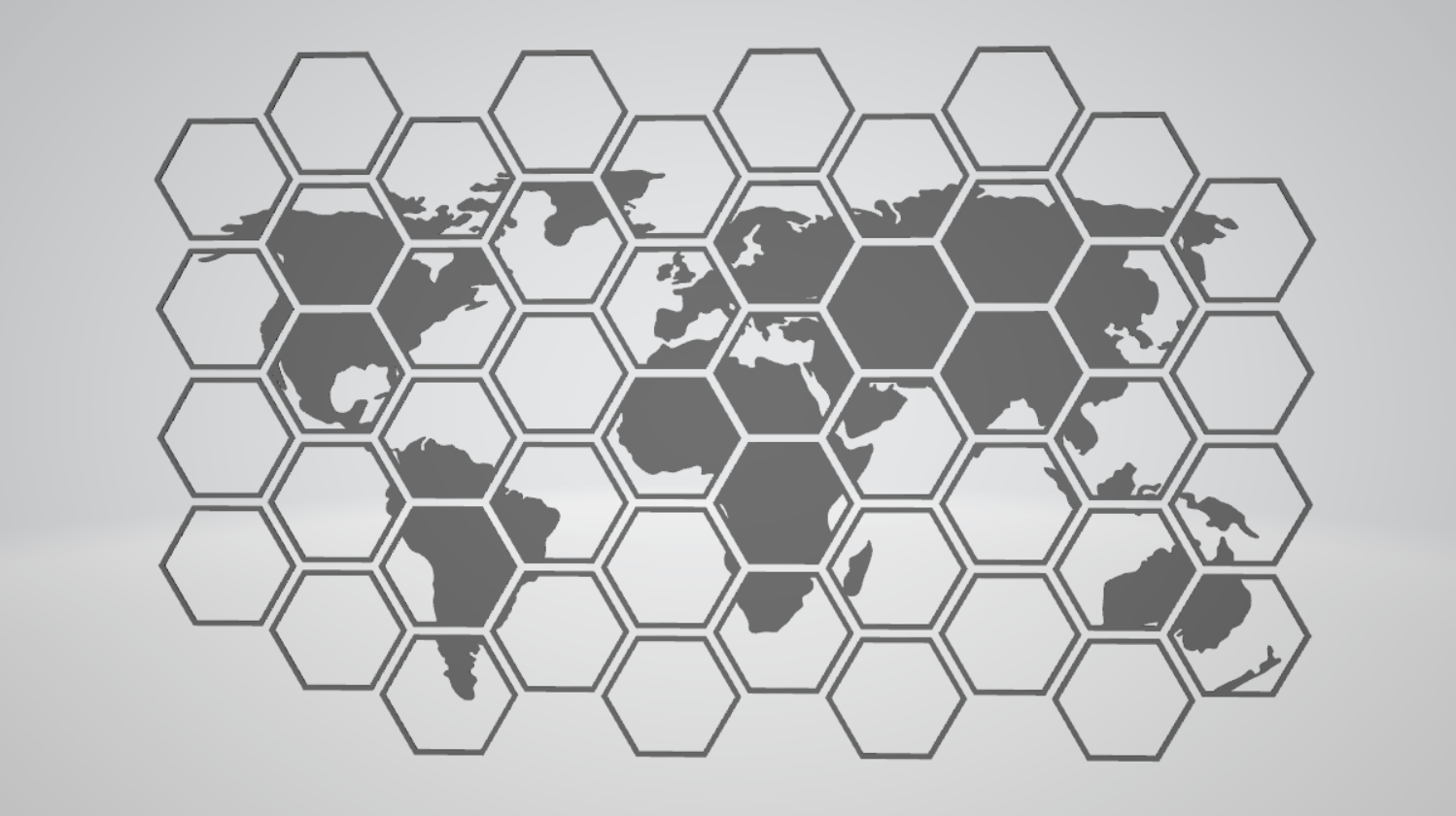 Hexagon World Map