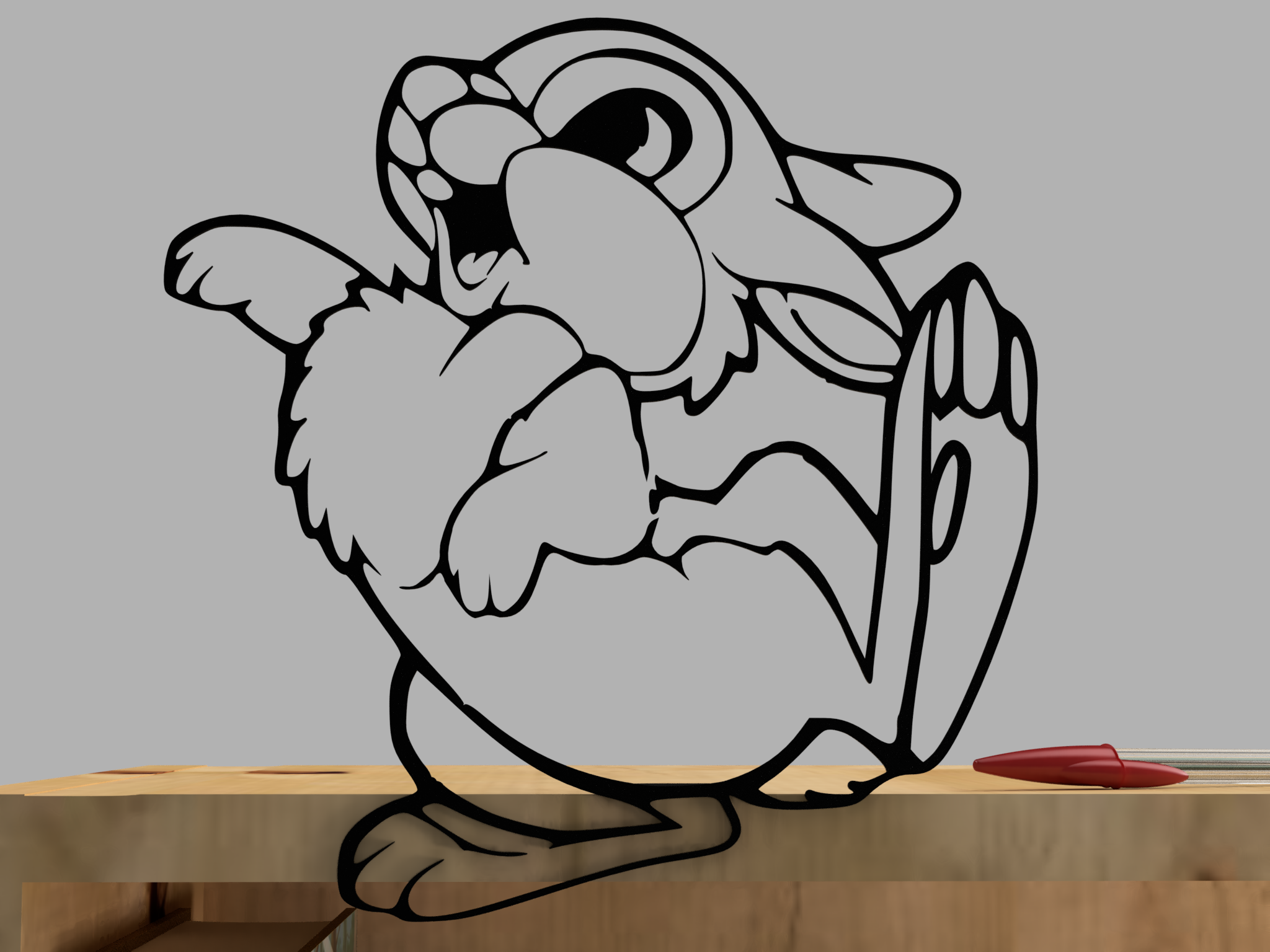 2D artwork of Thumper from Bambi